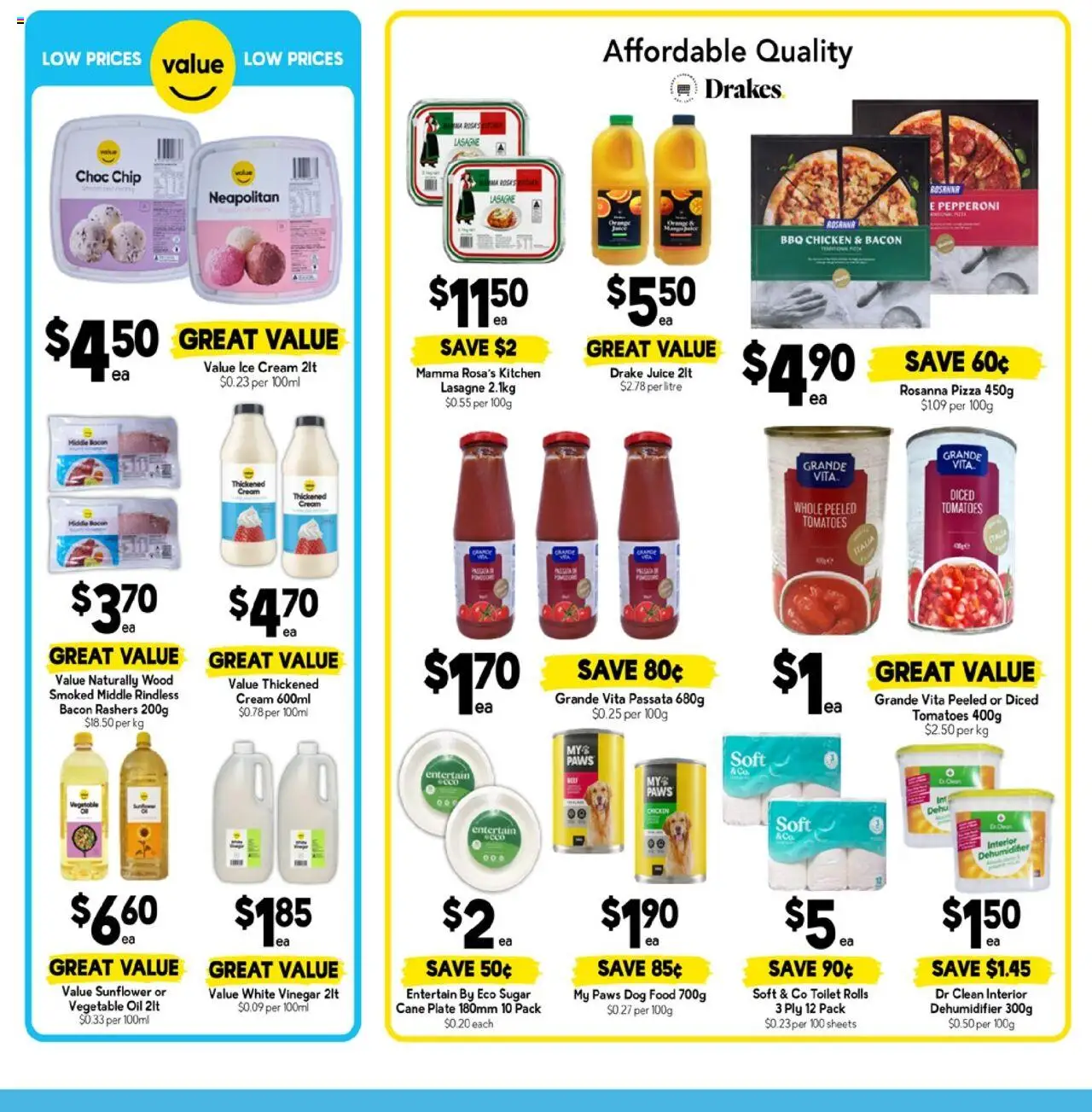 Drakes catalogue - valid from 15.10.2025 | Page: 19 | Products: Pizza, Dog food, Cream, Wood