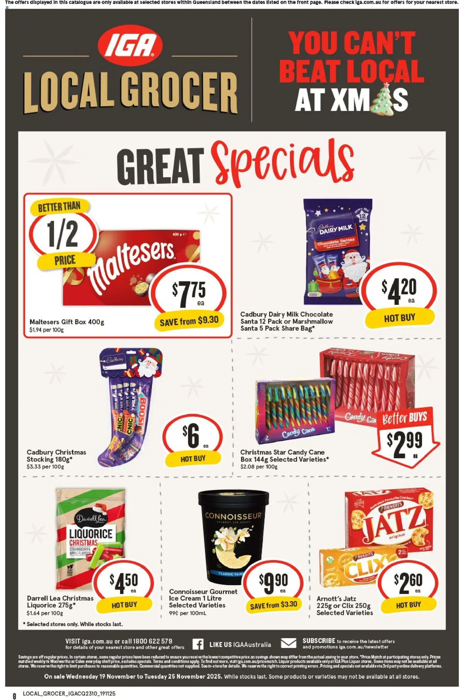 IGA catalogue - valid from 19.11.2025 | Page: 2 | Products: Box, Chocolate, Cream, Ice cream