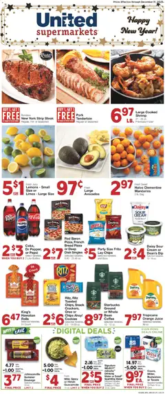 Preview of United Supermarkets weekly ads valid from 30.12.2025