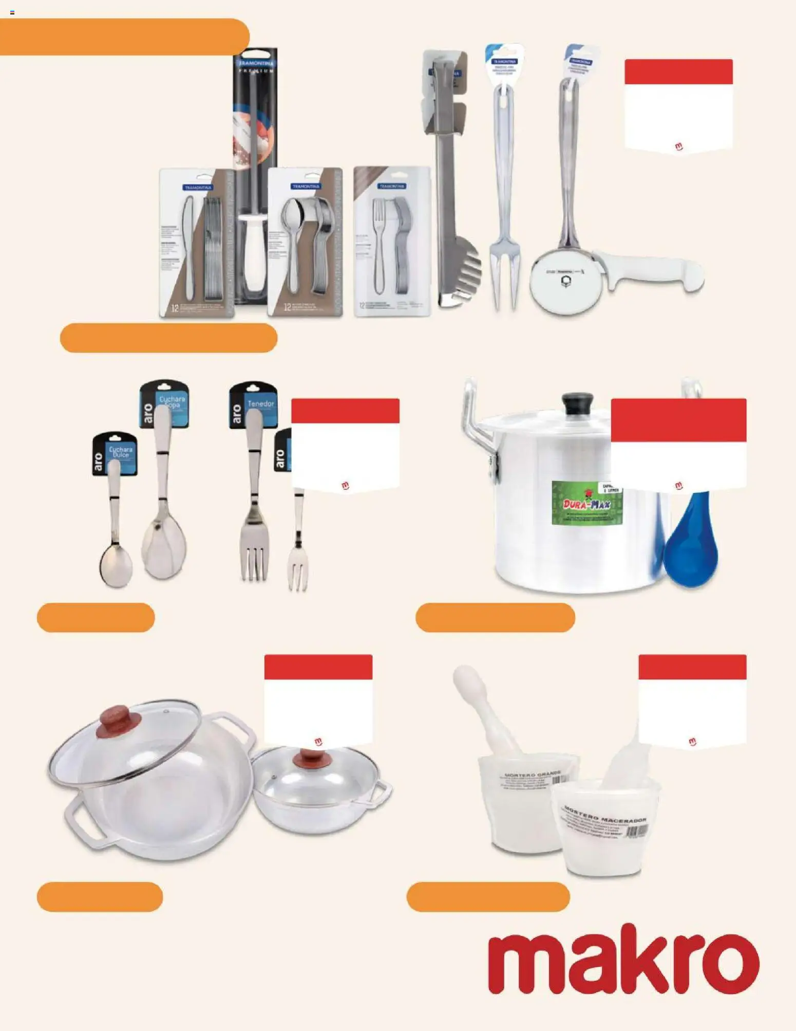 Makro revista - valida desde el 26.02.2026 | Página: 12 | Productos: Sopa, Tenedor, Mortero, Cuchara
