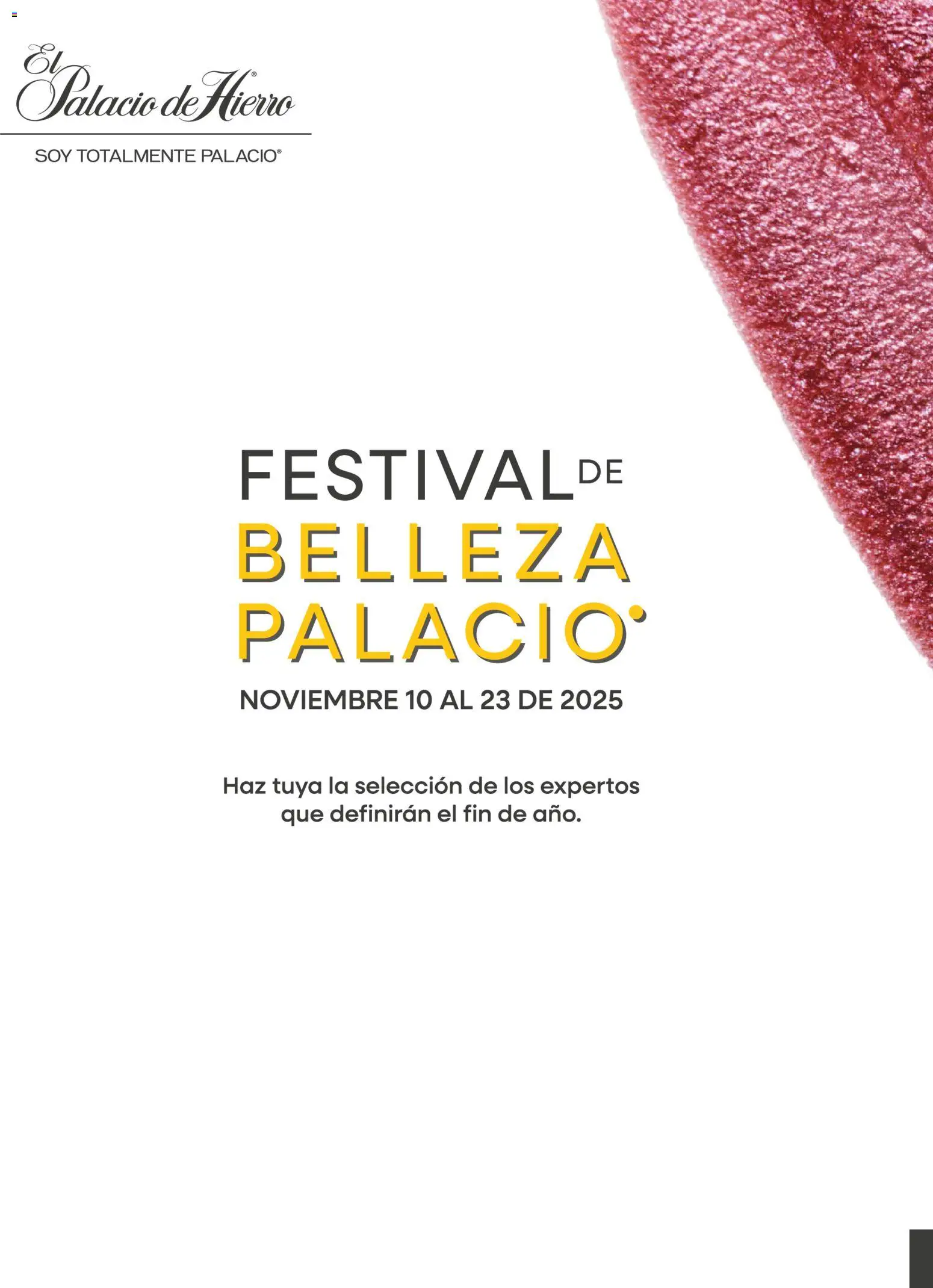 Nuevas ofertas de Palacio De Hierro válidas en toda la República Mexicana desde el 01.11.2025. ¡Encuentra las mejores ofertas en Palacio De Hierro catálogo! | Página: 18