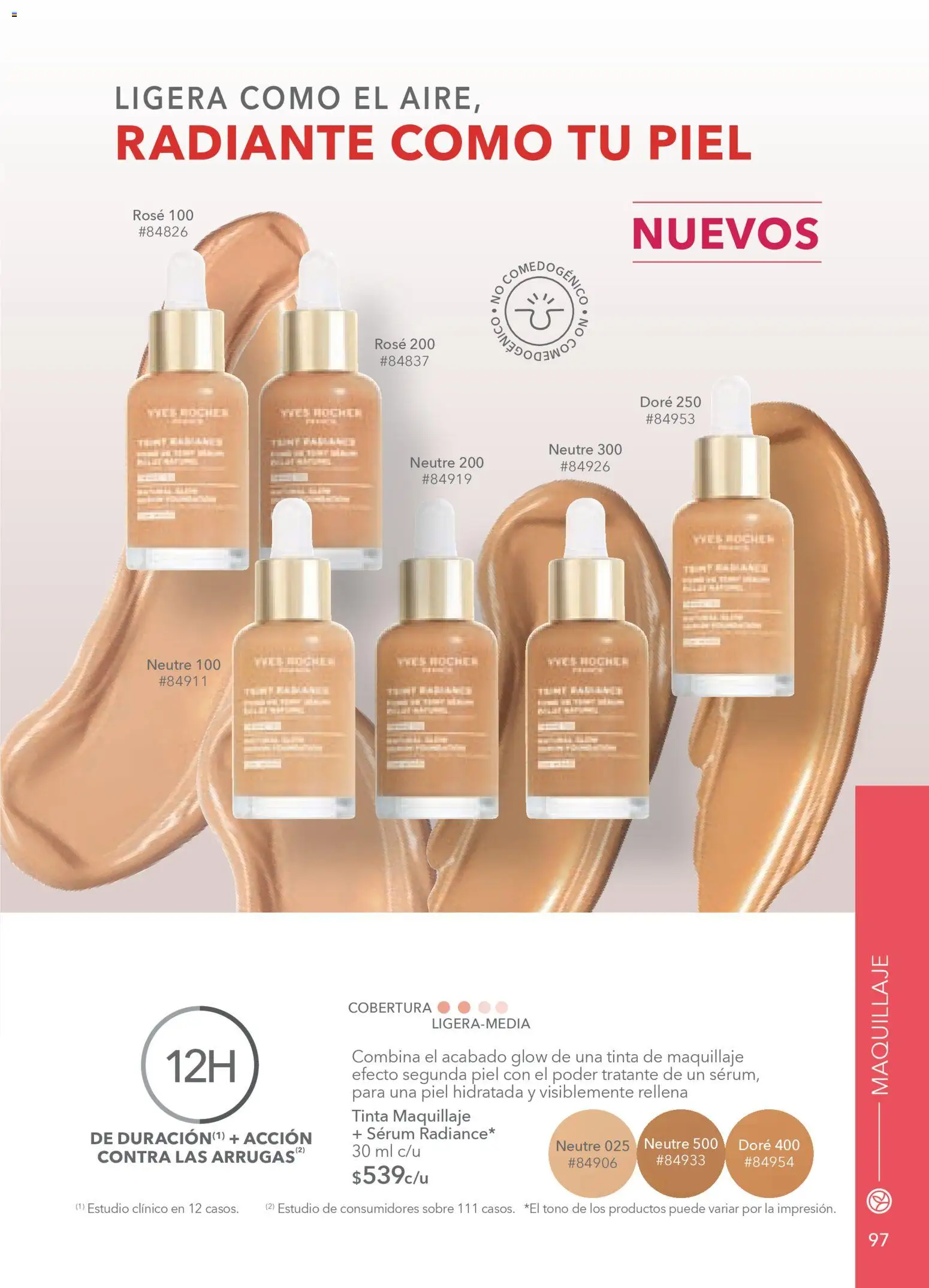Nuevas ofertas de Yves Rocher válidas en toda la República Mexicana desde el 03.03.2026. ¡Encuentra las mejores ofertas en Yves Rocher campaña 4 2026! | Página: 99 | Productos: Serum, Radiante, Maquillaje, Sobre