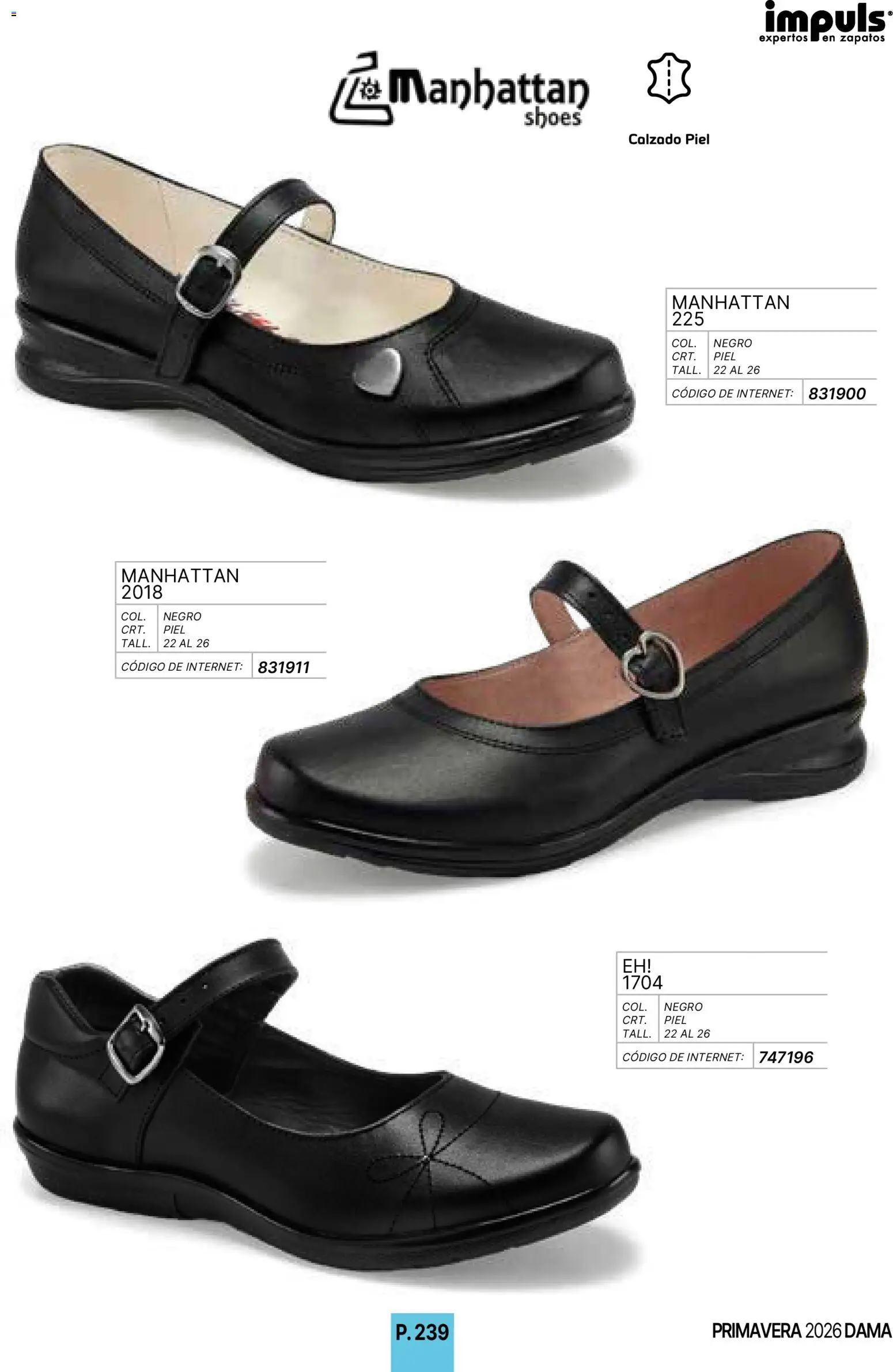 Nuevas ofertas de Impuls válidas en toda la República Mexicana desde el 01.01.2026. ¡Encuentra las mejores ofertas en Impuls catálogo Primavera! | Página: 241 | Productos: Zapatos