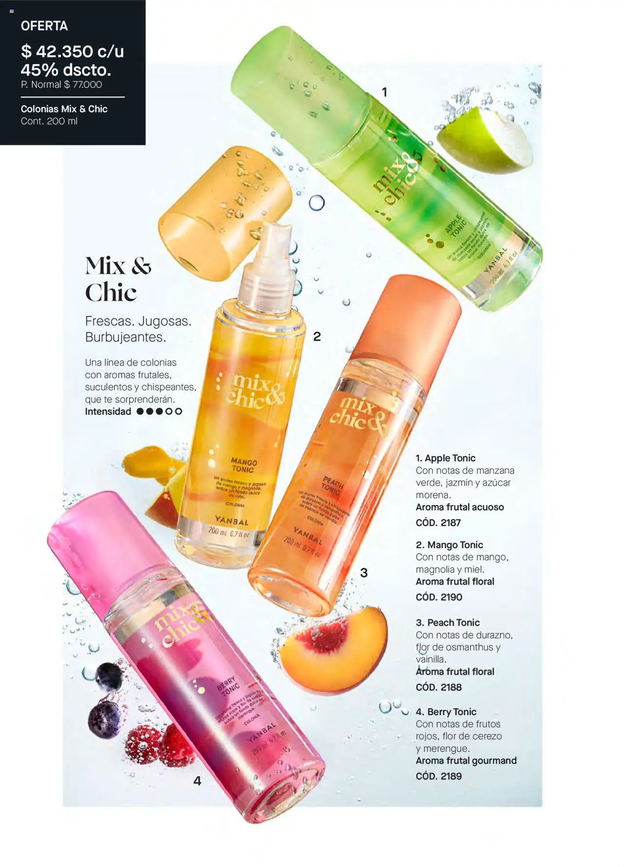 Yanbal revista - valida desde el 24.05.2025 | Página: 100 | Productos: Azucar, Sobre, Manzana, Durazno