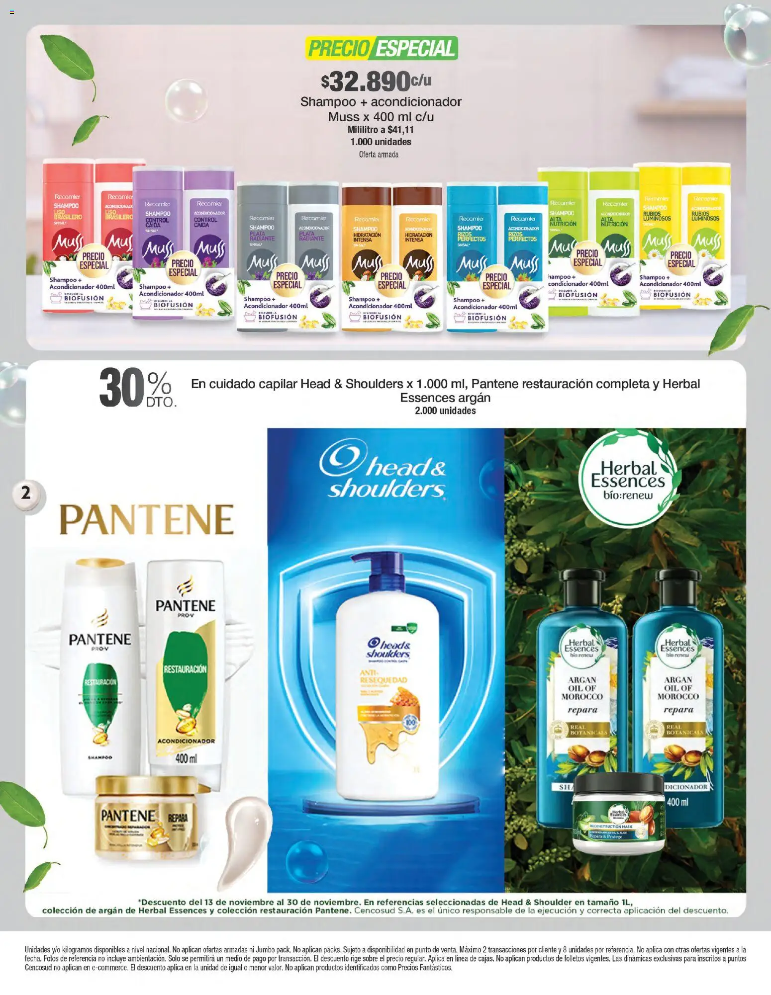Jumbo revista - valida desde el 13.11.2025 | Página: 2 | Productos: Sal, Shampoo, Sobre, Acondicionador