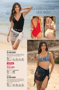 Leonisa - Catálogo -  Vista previa de la revista de la tienda Leonisa valido desde el 01.02.2026 | Página: 187 | Productos: Espuma, Baño, Vestido de baño, Pareo