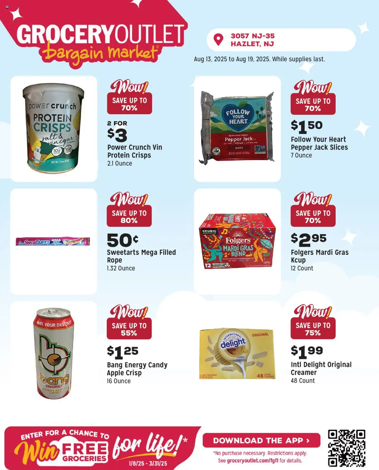Grocery Outlet Weekly - NJ - valid from 13.08.2025 | Page: 6 | Products: Vinegar, Coffee, Salt, Pepper