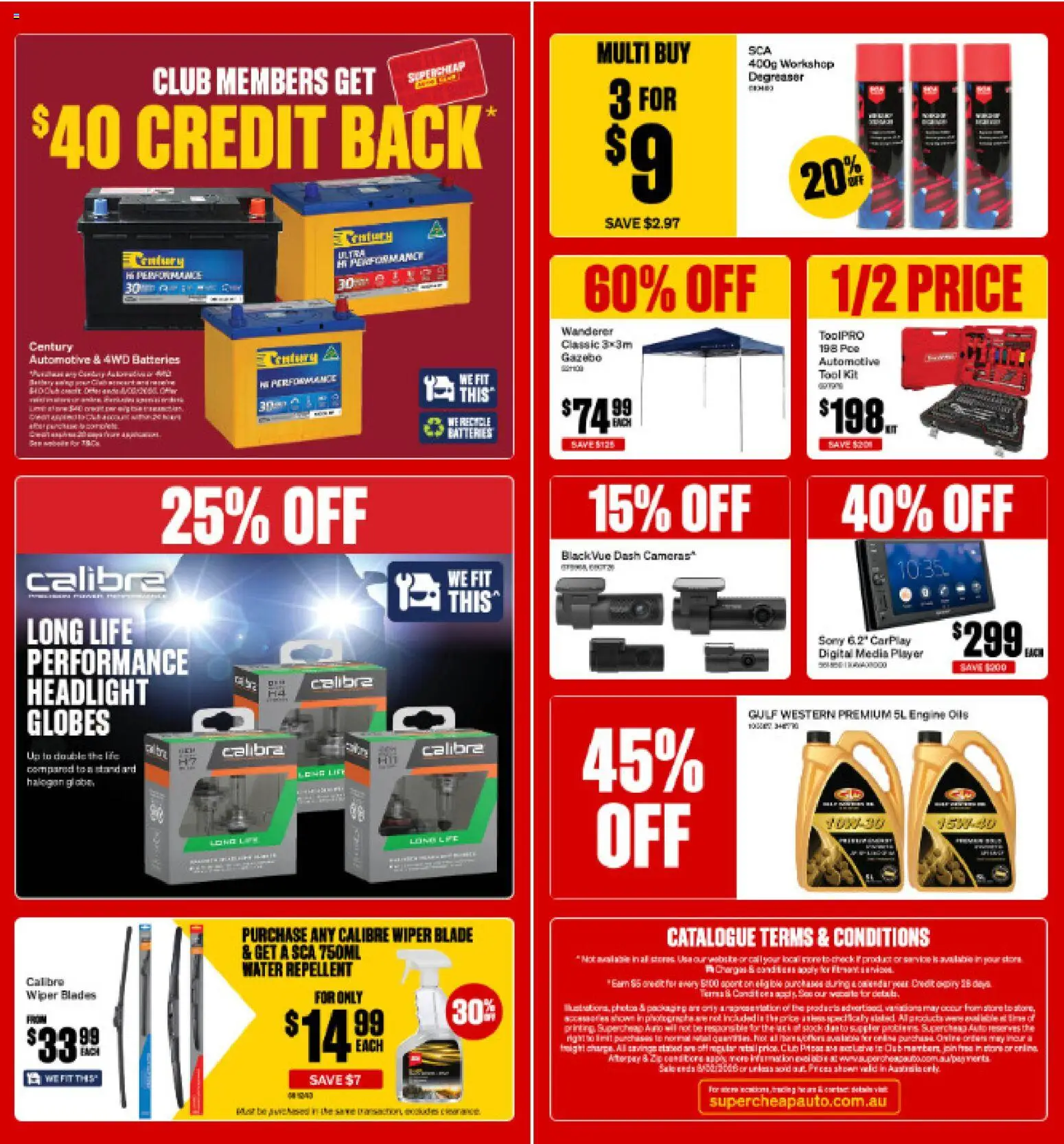 Supercheap Auto catalogue - valid from 21.01.2026 | Page: 13 | Products: Water, Batteries, Digital, Player