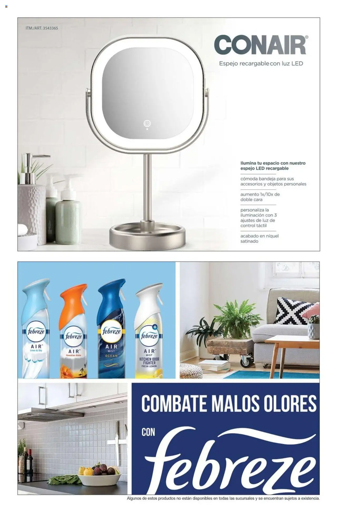 Nuevas ofertas de Costco válidas en toda la República Mexicana desde el 07.08.2025. ¡Encuentra las mejores ofertas en Costco - Catálogo Agosto! | Página: 115 | Productos: Bandeja, Espejo