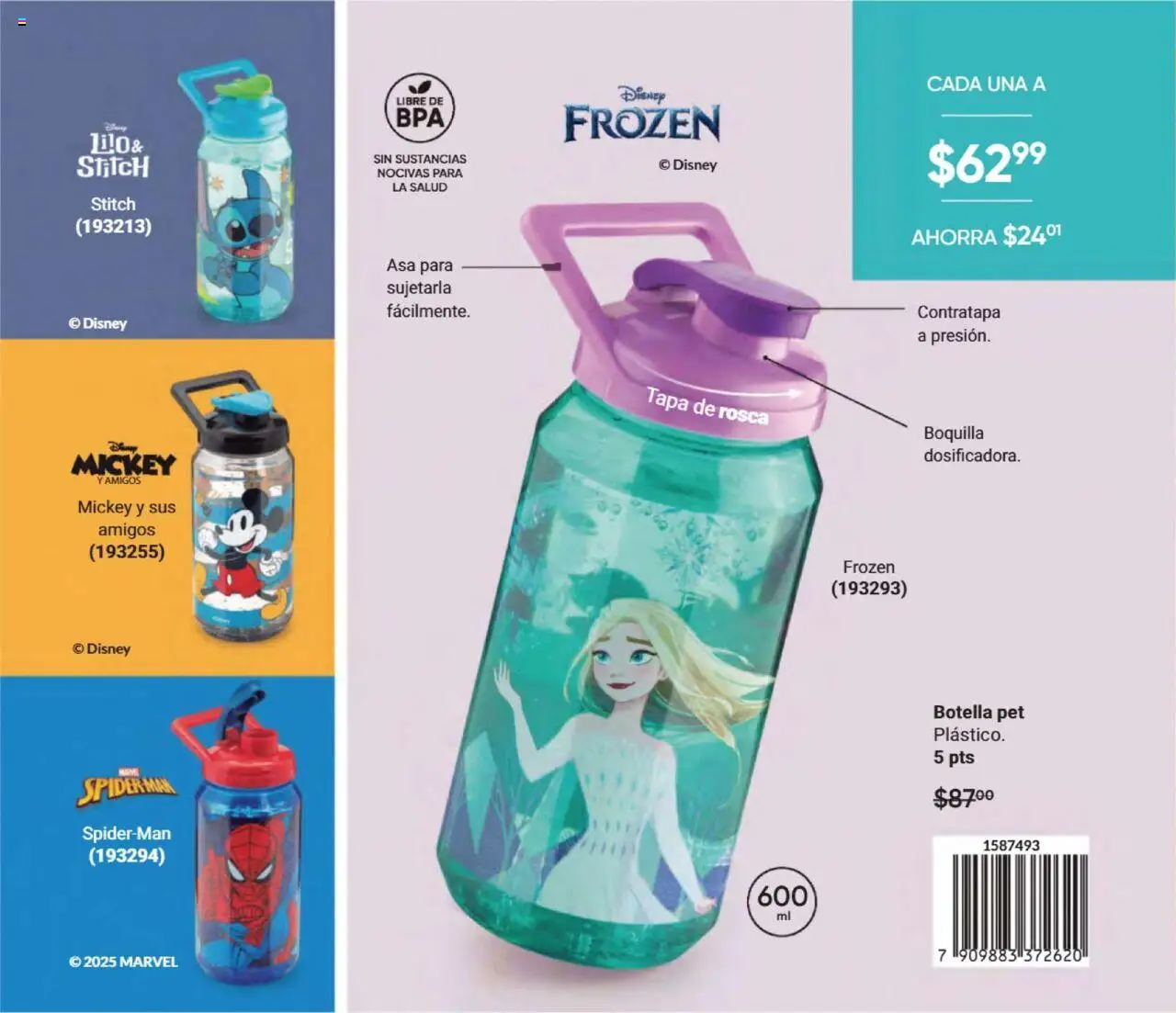 Nuevas ofertas de AVON válidas en toda la República Mexicana desde el 09.08.2025. ¡Encuentra las mejores ofertas en AVON - Casa & Estilo 13 2025! | Página: 202 | Productos: Botella