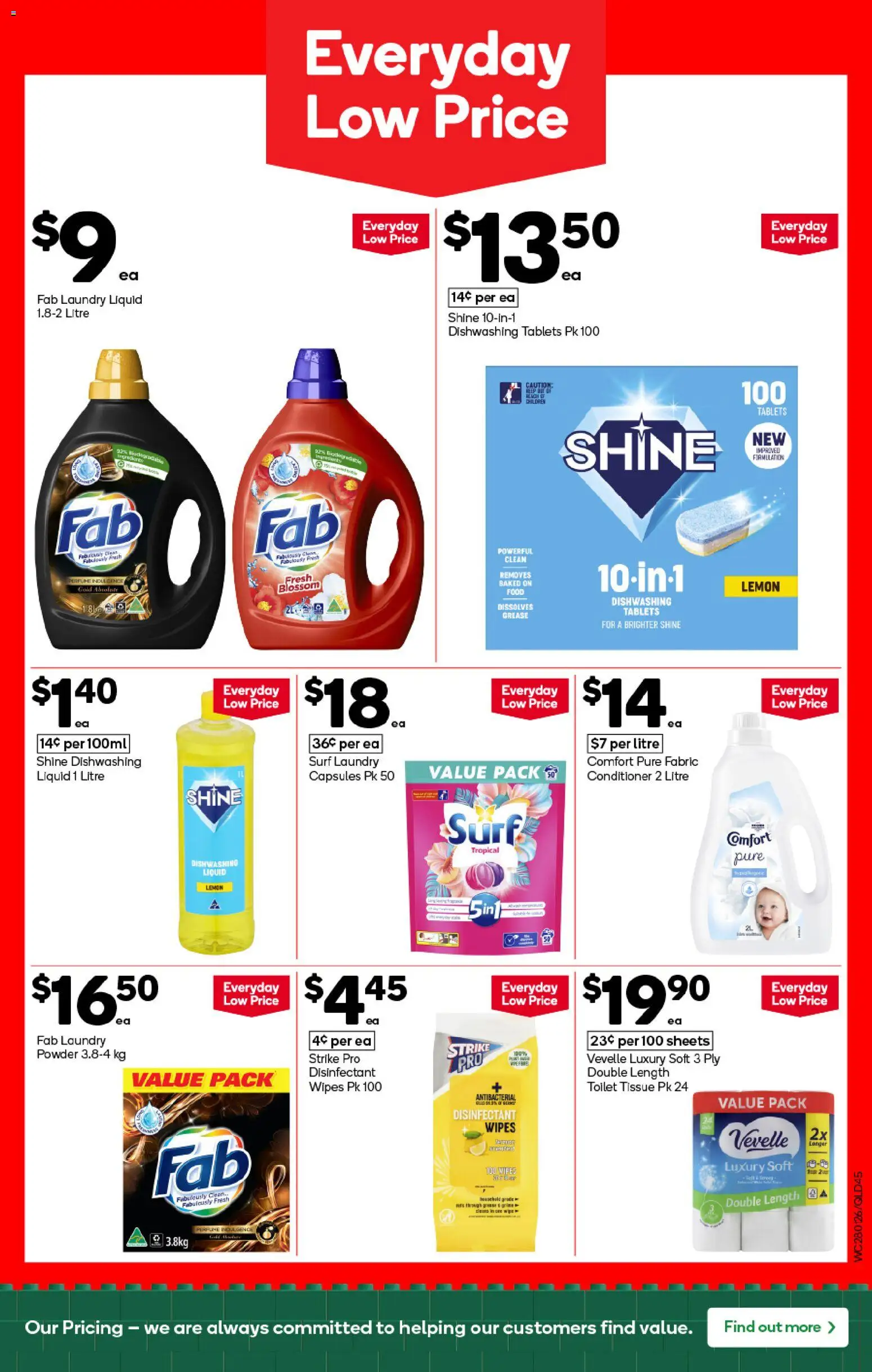 Woolworths catalogue - valid from 28.01.2026 | Page: 45 | Products: Powder, Conditioner, Laundry, Tablets