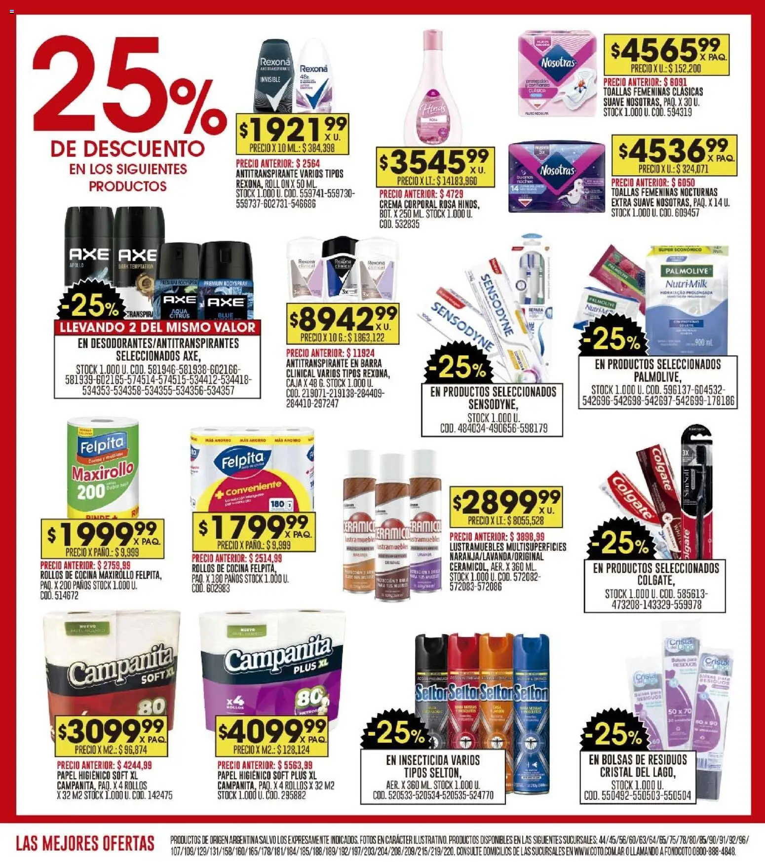 Coto - Ofertas │ válido desde el 03.11.2025 | Página: 16 | Productos: Cerámico, Toallas, Antitranspirante, Crema