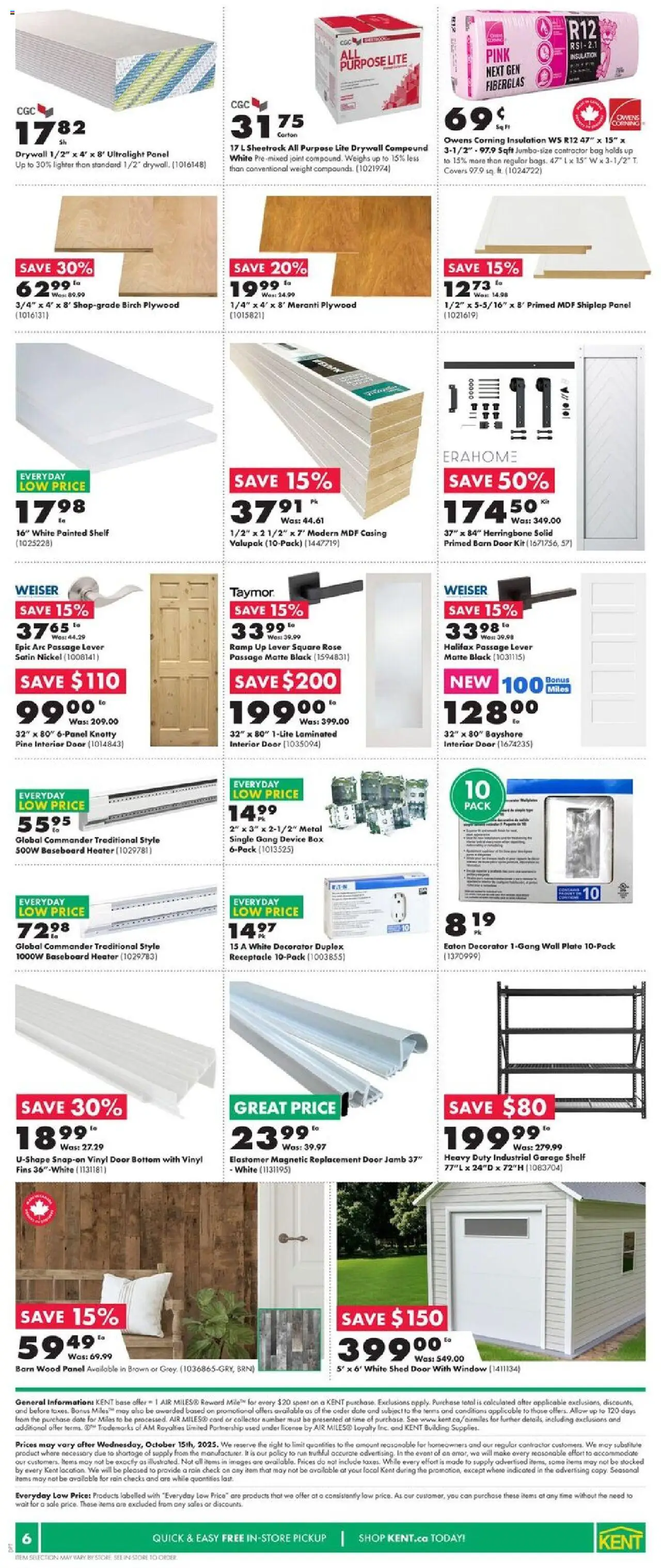 Kent flyer valid from 09.10.2025 | Page: 9 | Products: Bag, Shelf, Box