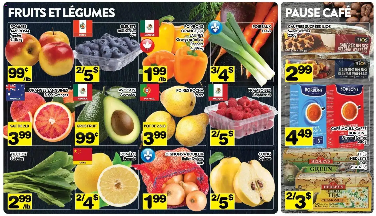 Pa Supermarché flyer valid from 08.12.2025 | Page: 2 | Products: Coffee, Apples, Oranges