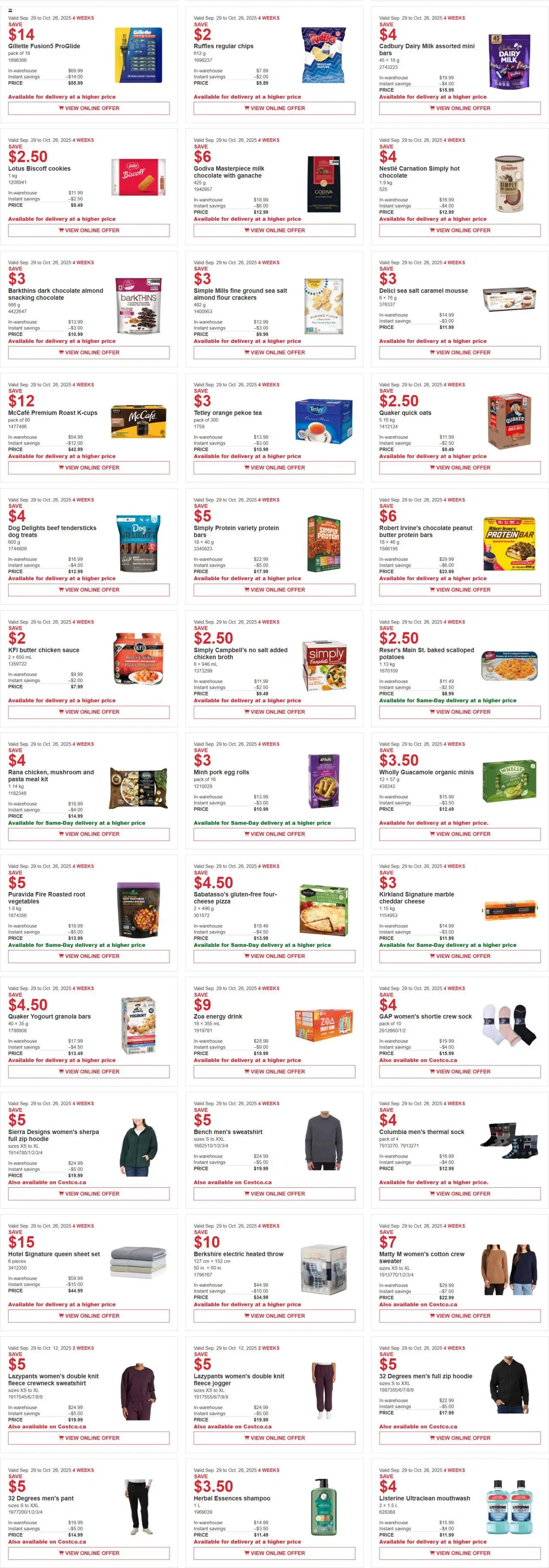 Costco flyer valid from 29.09.2025 | Page: 2