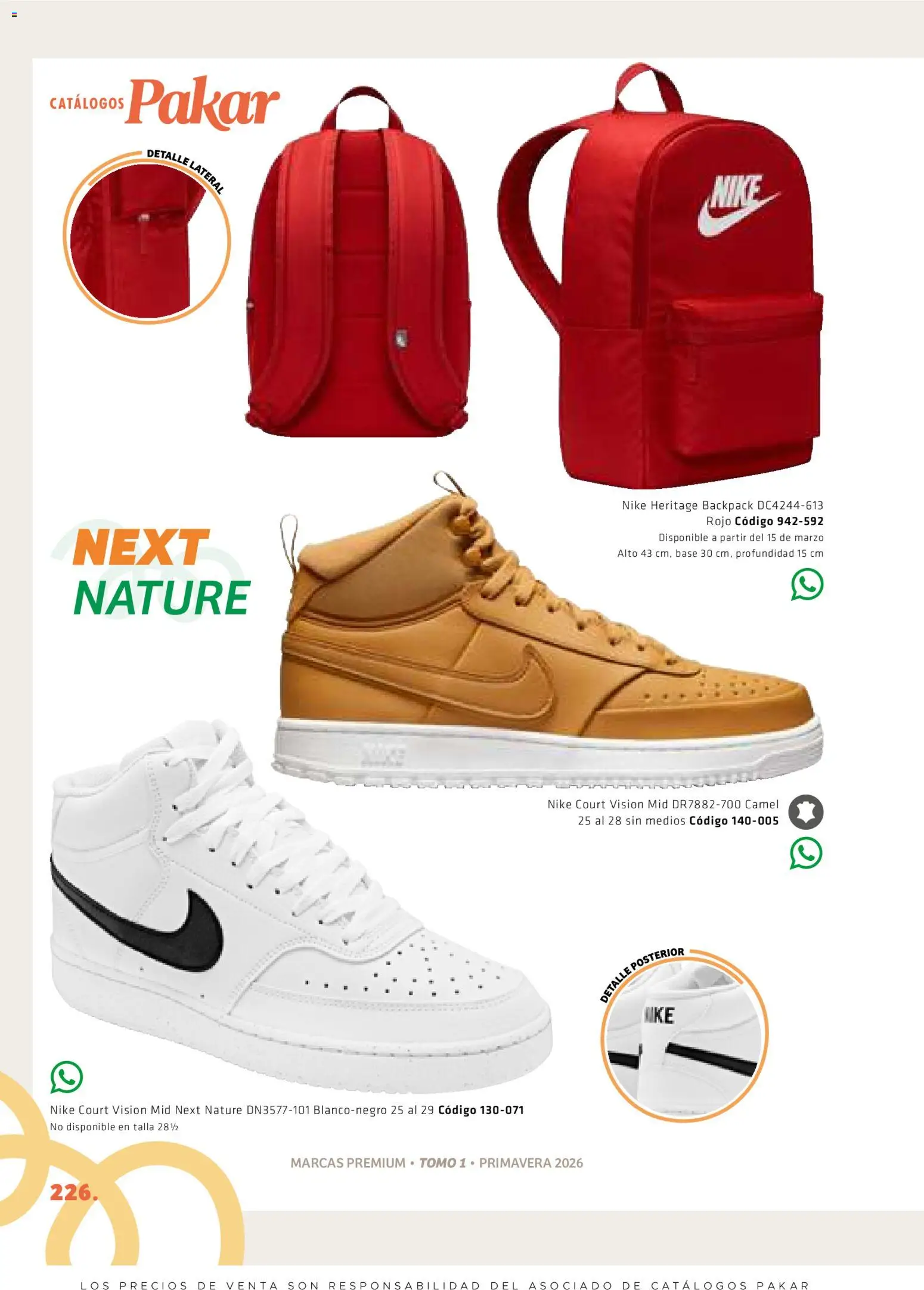 Nuevas ofertas de SC Pakar válidas en toda la República Mexicana desde el 27.02.2026. ¡Encuentra las mejores ofertas en SC Pakar catálogo Premium Men Tomo 1! | Página: 226