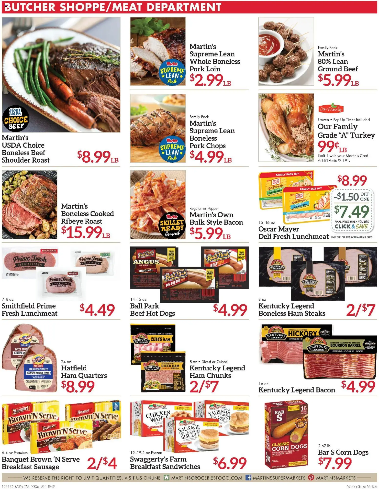 Martin’s Weekly Ad - valid from 21.12.2025 | Page: 10 | Products: Corn, Skillet, Cheese, Sausage