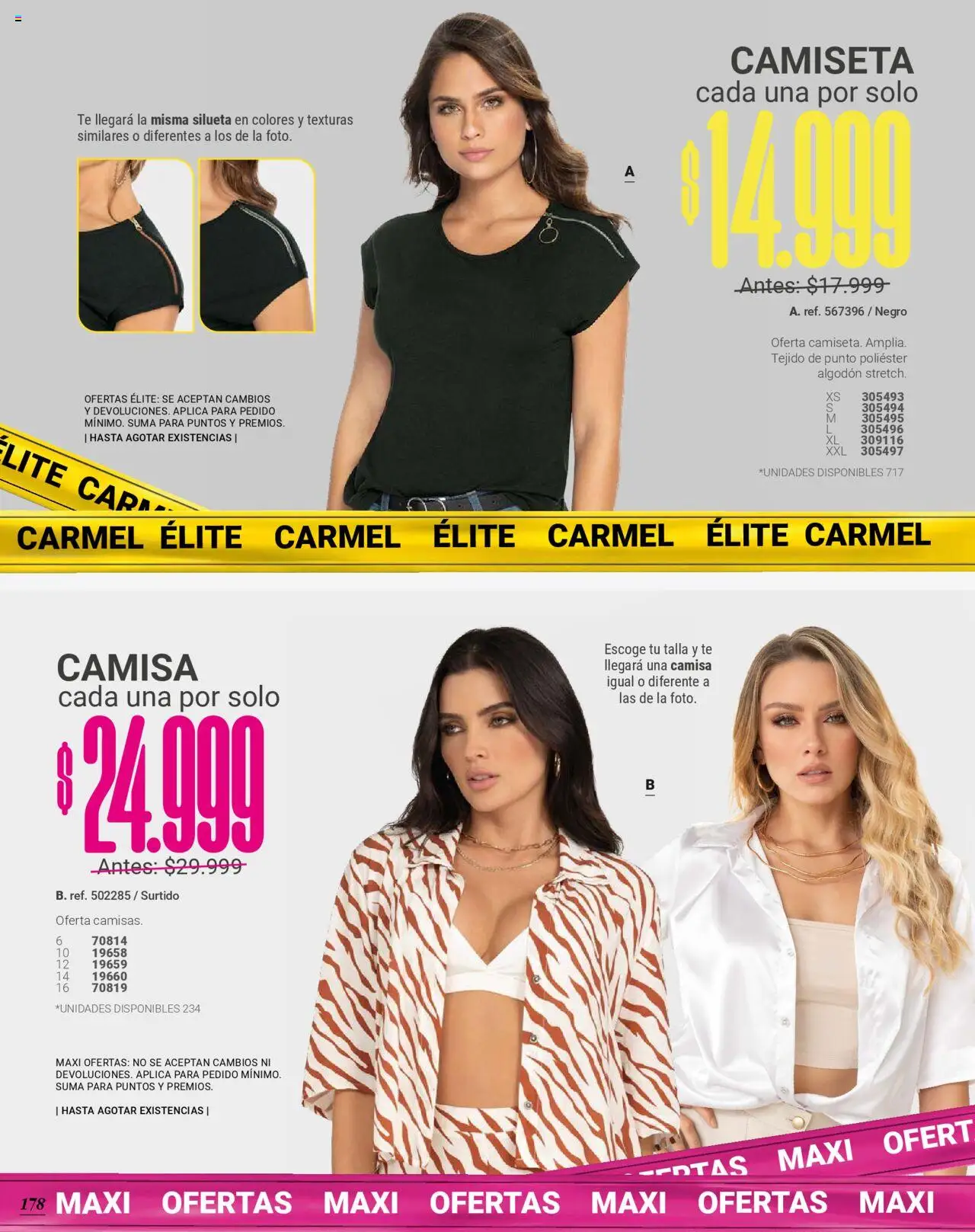 Carmel revista - valida desde el 08.09.2025 | Página: 180 | Productos: Té, Algodón, Camiseta, Camisa
