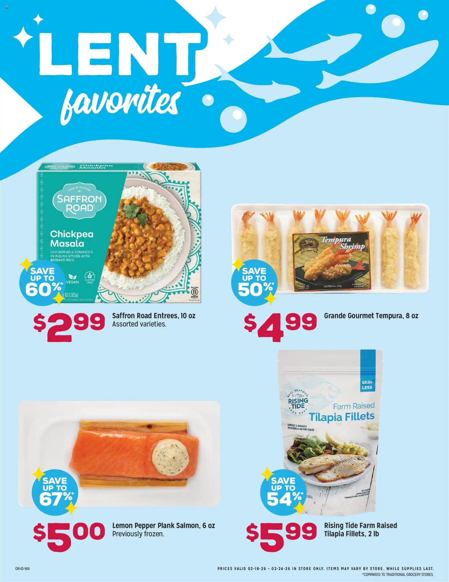 Grocery Outlet Weekly Ad - ID - valid from 18.02.2026 | Page: 4 | Products: Rice, Pepper, Seafood, Lemon