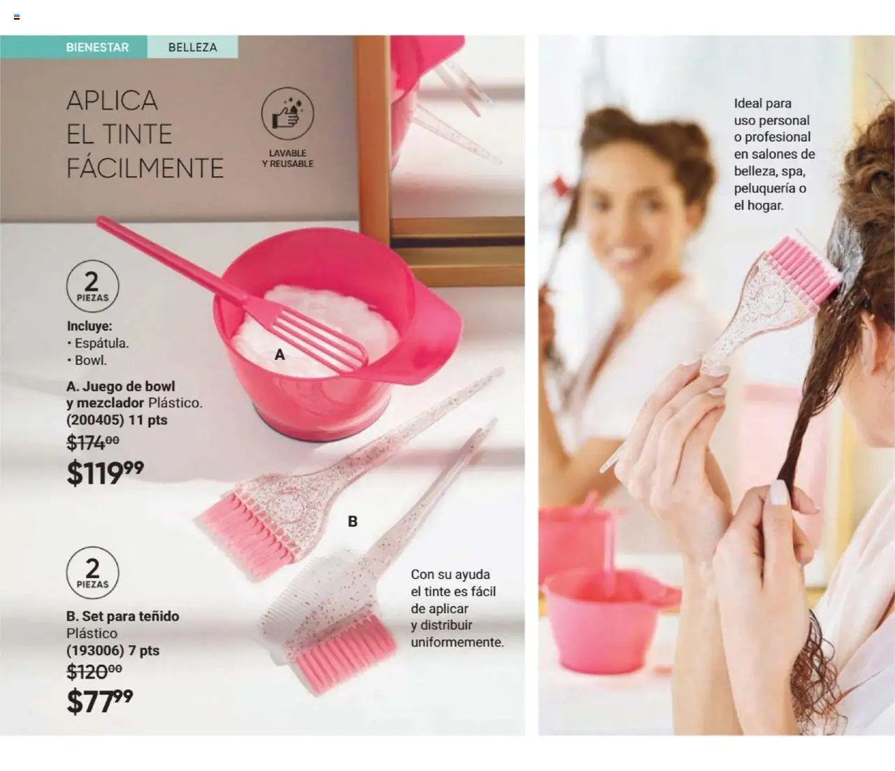 Nuevas ofertas de AVON válidas en toda la República Mexicana desde el 09.10.2025. ¡Encuentra las mejores ofertas en AVON - Casa & Estilo 16 2025! | Página: 128 | Productos: Espátula, Juego, Mezclador, Bowl