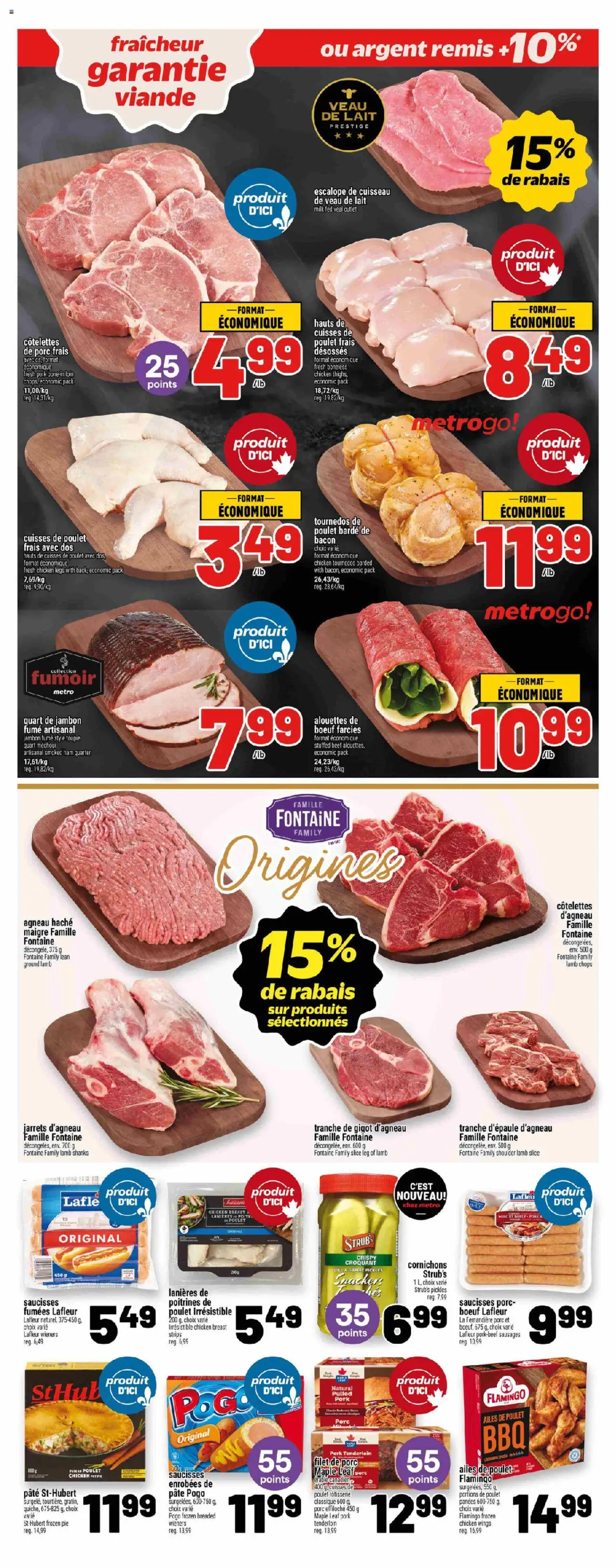 Metro flyer valid from 07.08.2025 | Page: 10 | Products: Chicken wings, Ham, Chicken, Pork