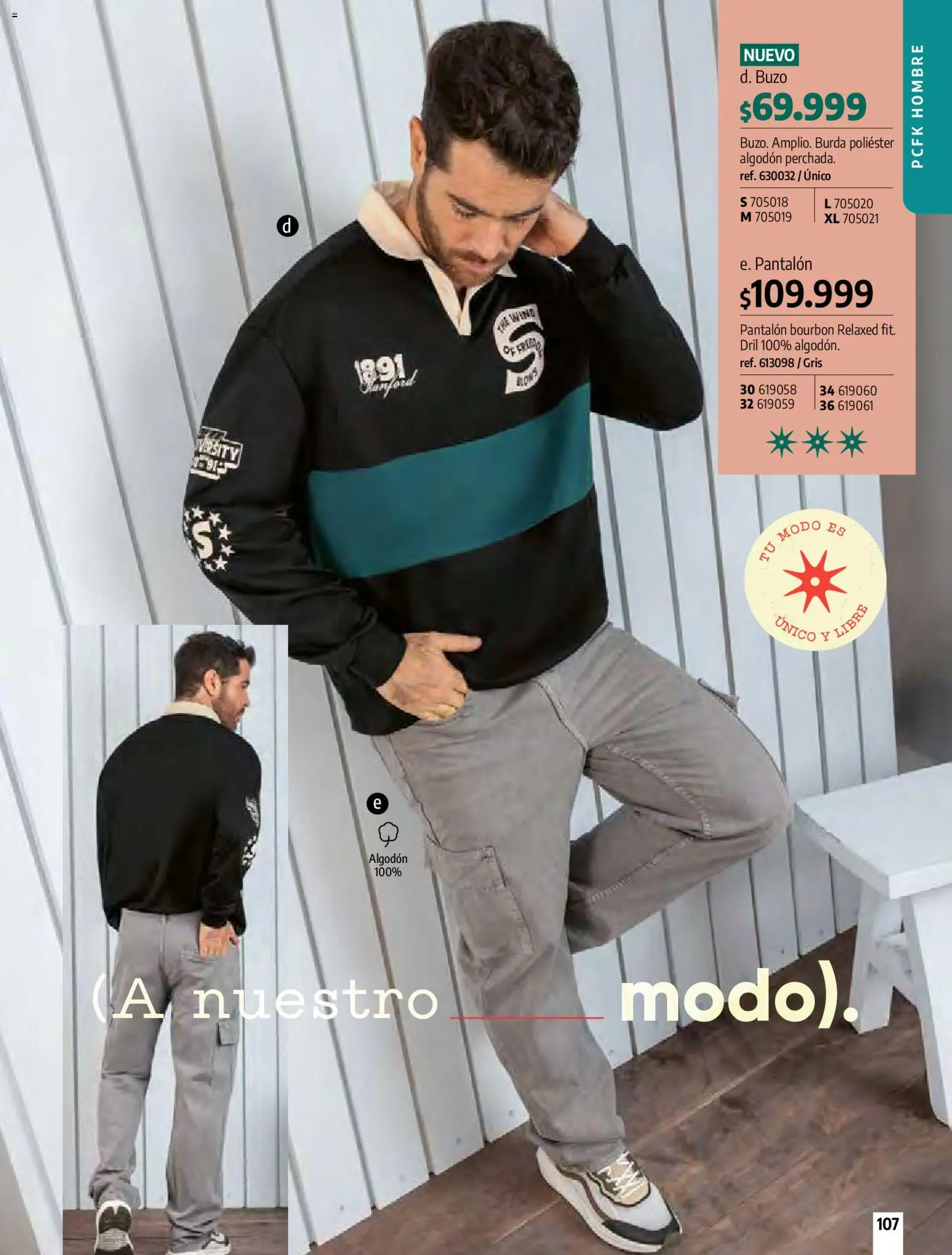 Pacifika revista - valida desde el 01.04.2026 | Página: 107 | Productos: Algodón, Buzo