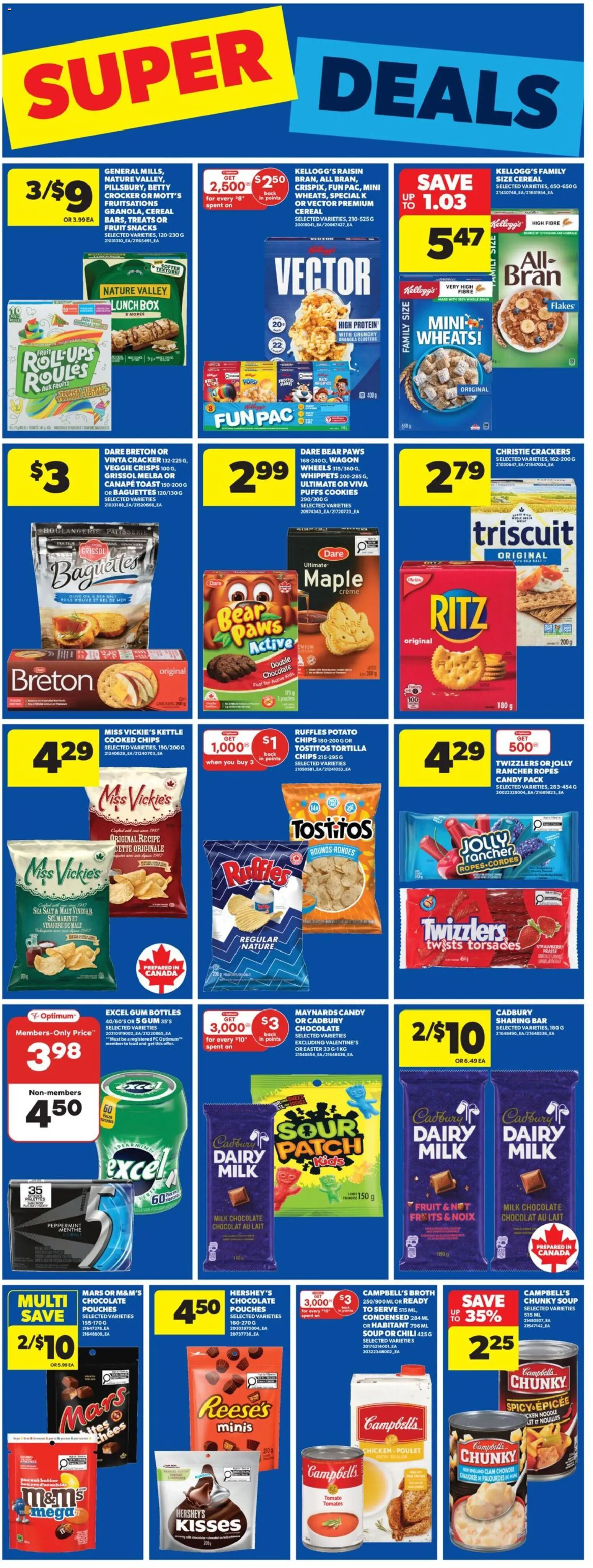 Real Canadian Superstore flyer valid from 05.03.2026 | Page: 12 | Products: Chips, Flakes, Kettle, Chocolate