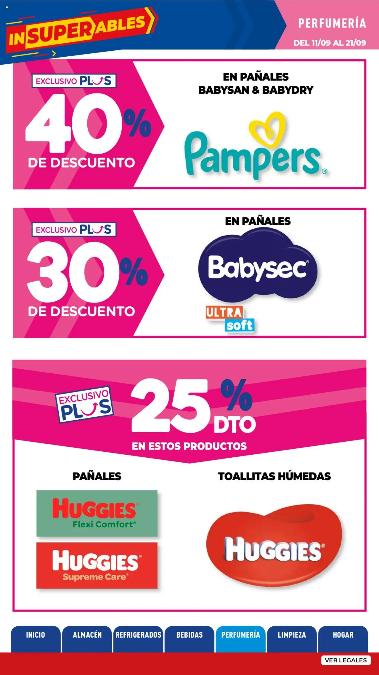 La Anonima - Insuperables │ válido desde el 11.09.2025 | Página: 25 | Productos: Toallitas húmedas, Pañales