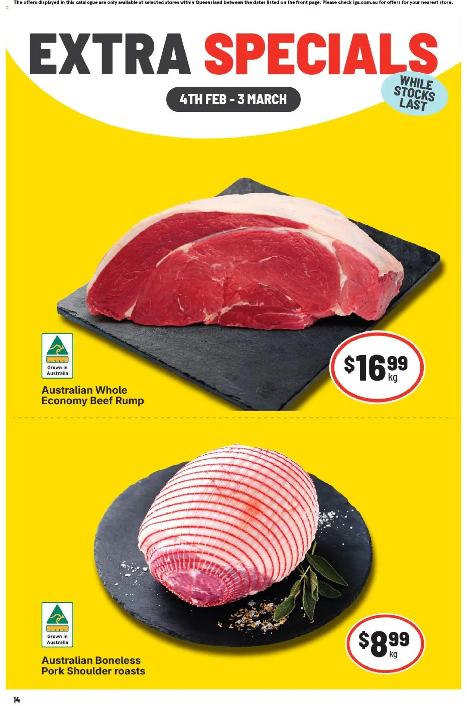 IGA catalogue - valid from 04.02.2026 | Page: 20 | Products: Pork, Beef