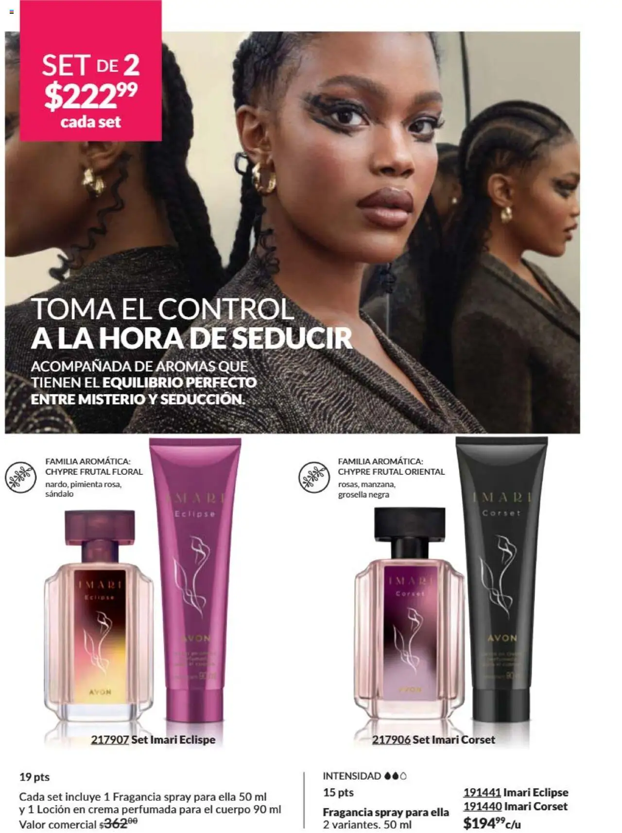 Nuevas ofertas de AVON válidas en toda la República Mexicana desde el 09.10.2025. ¡Encuentra las mejores ofertas en AVON - Campaña 16 2025! | Página: 104 | Productos: Crema, Pimienta, Loción, Fragancia