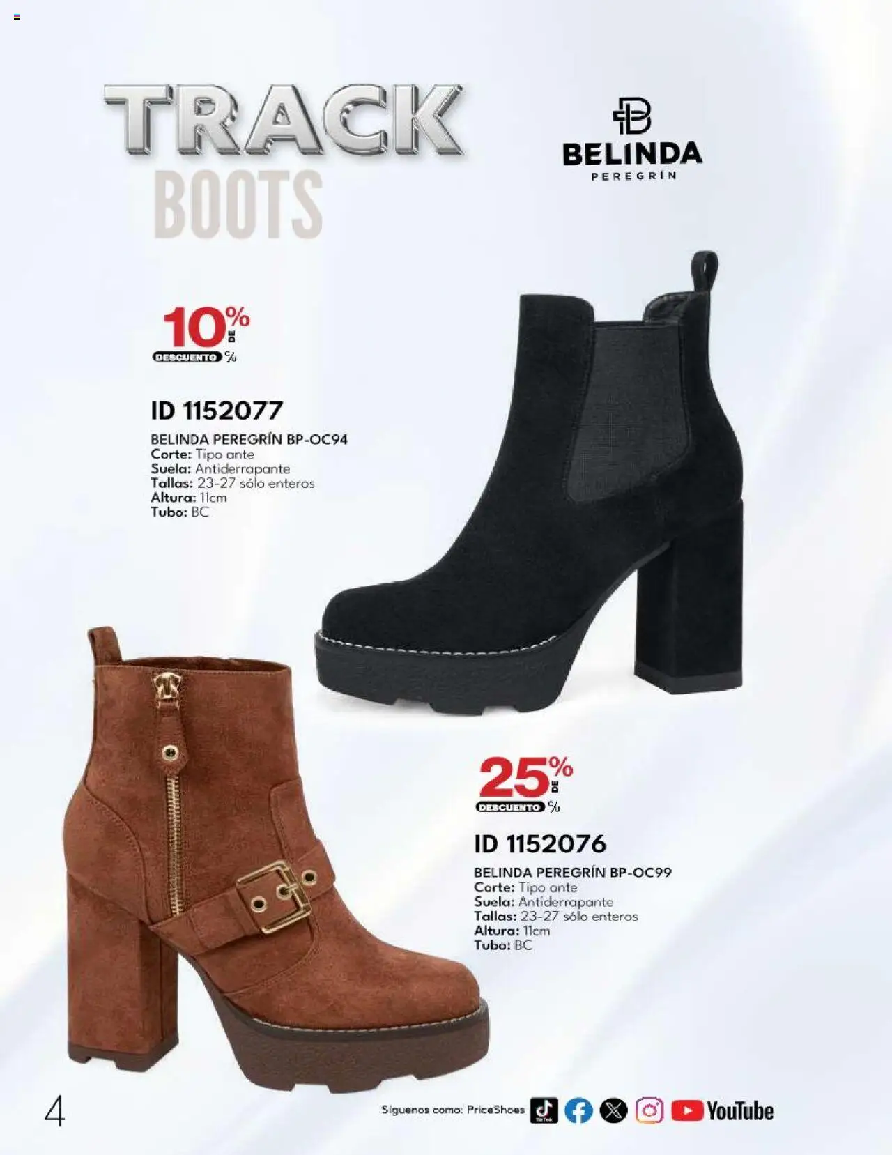 Nuevas ofertas de Price Shoes válidas en toda la República Mexicana desde el 14.10.2025. ¡Encuentra las mejores ofertas en Price Shoes - Catálogo - 10 Pagos sin Intereses! | Página: 4