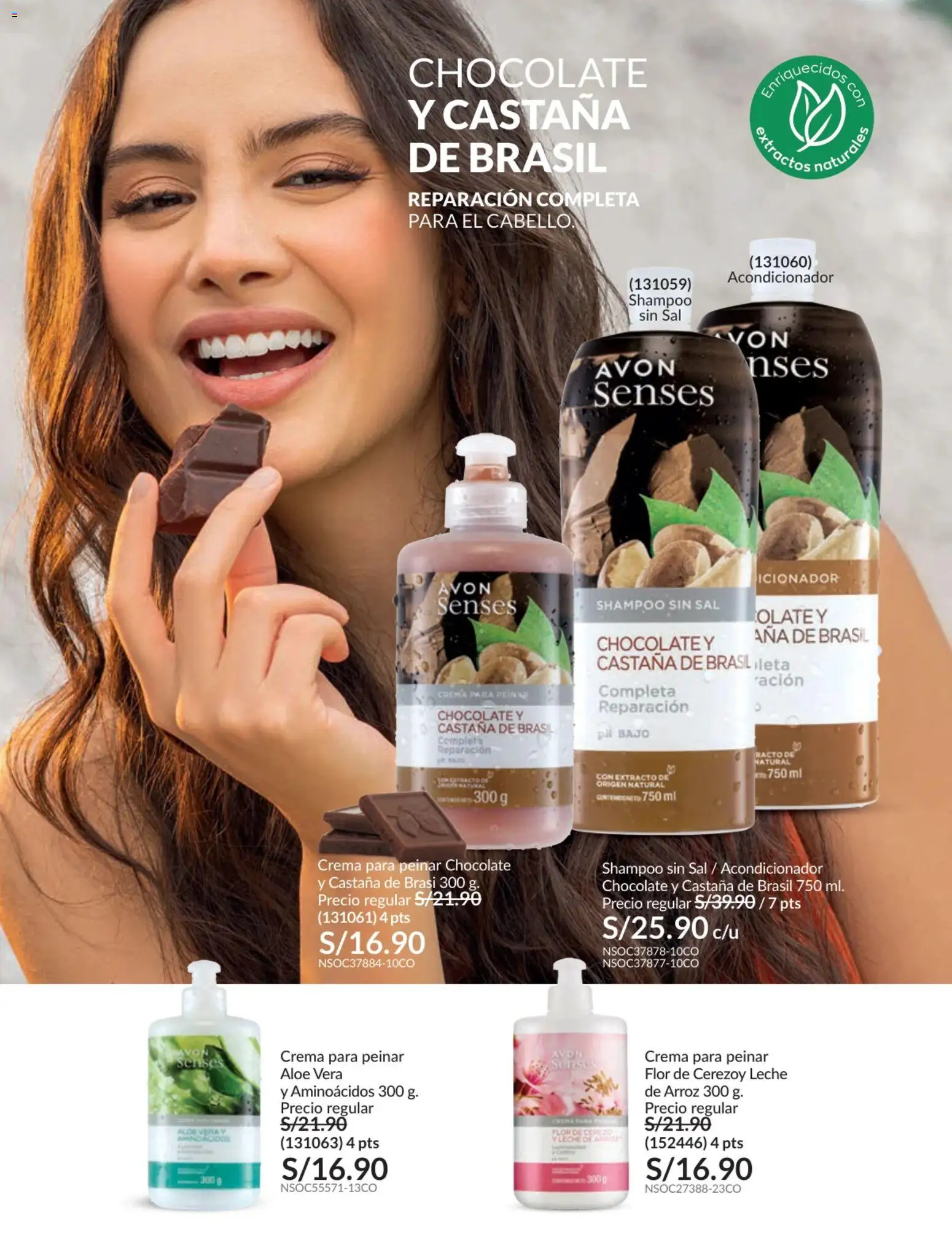 Catálogo Avon válido desde 31.01.2026 | Página: 165 | Productos: Acondicionador, Leche, Chocolate, Arroz