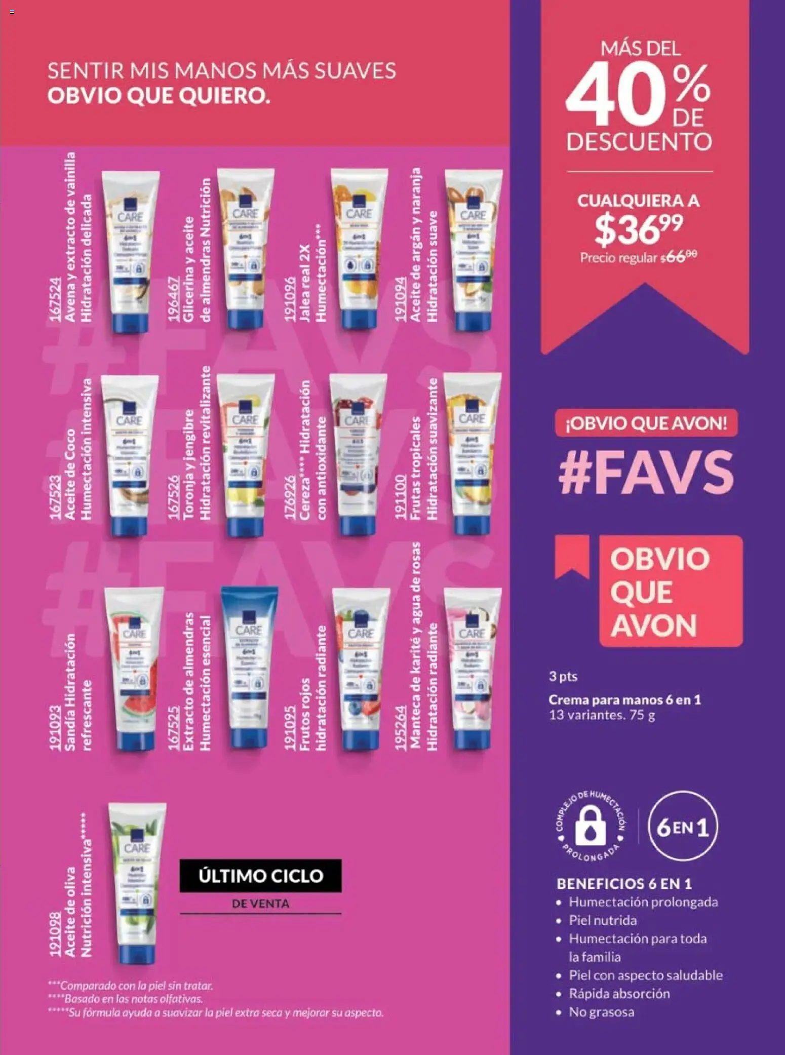 Nuevas ofertas de AVON válidas en toda la República Mexicana desde el 10.01.2026. ¡Encuentra las mejores ofertas en AVON campaña 2 2026! | Página: 159 | Productos: Sandía, Crema, Agua, Aceite