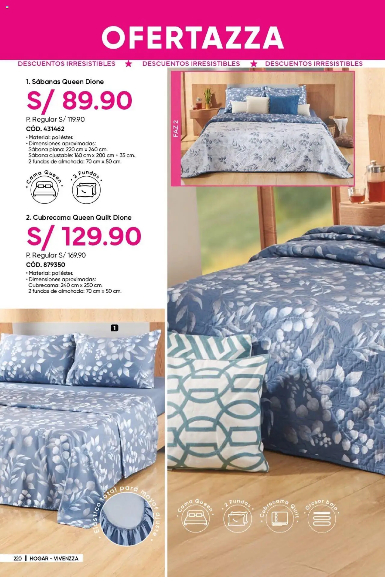 Catálogo Azzorti válido desde 17.06.2025 | Página: 222 | Productos: Cama, Almohada