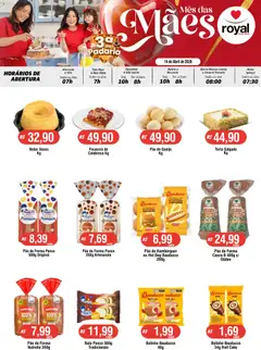 Royal Supermercados ofertas Terça da Padaria - Pré-Visualização do folheto da loja Royal Supermercados, válido de 14.04.2026