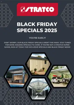 Preview of Stratco Black Friday Notice - valid from 21.10.2025