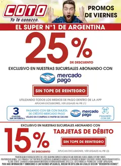Vista previa Coto - Descuento válido desde el 28.11.2025