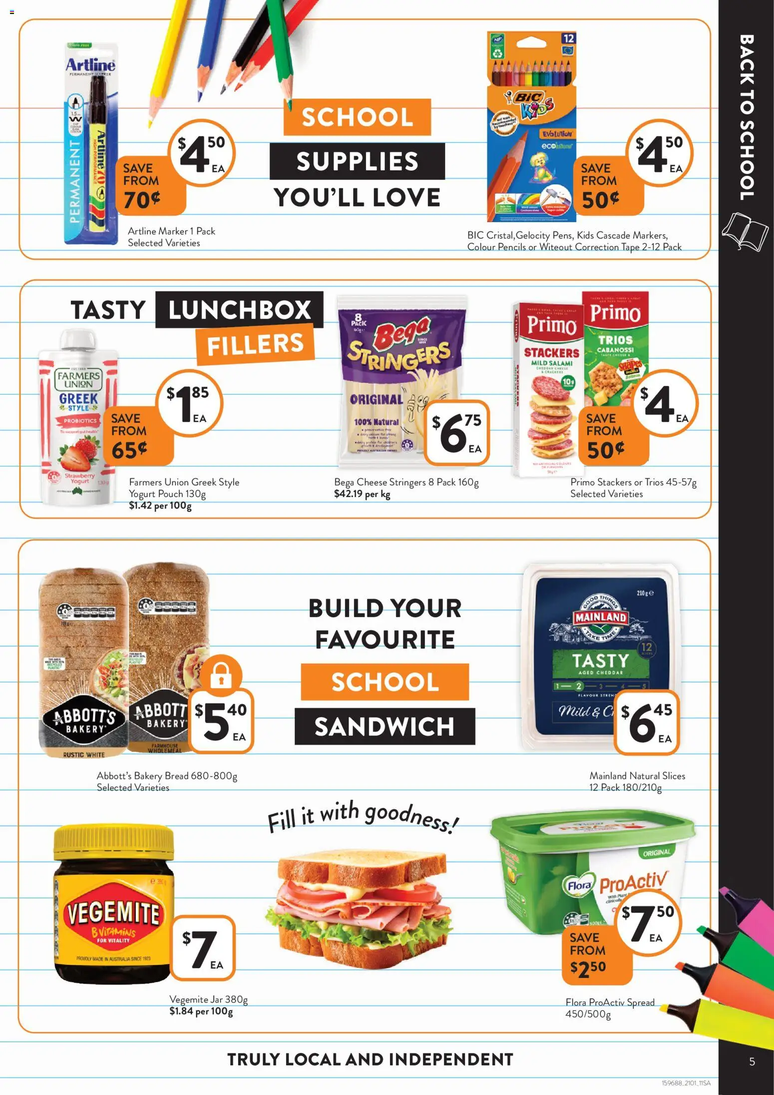 Foodworks catalogue - valid from 14.01.2026 | Page: 5 | Products: Plant, Cheese, Bread, Bakery