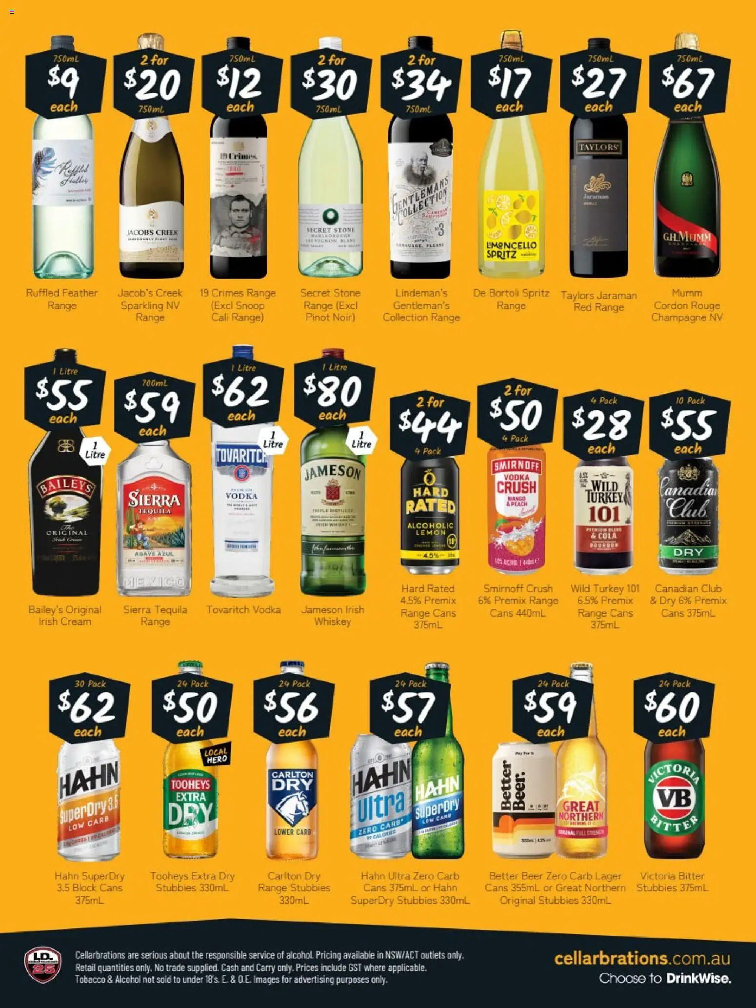 Cellarbrations catalogue - valid from 20.04.2026 | Page: 2 | Products: Bourbon, Whiskey, Lemon, Peach