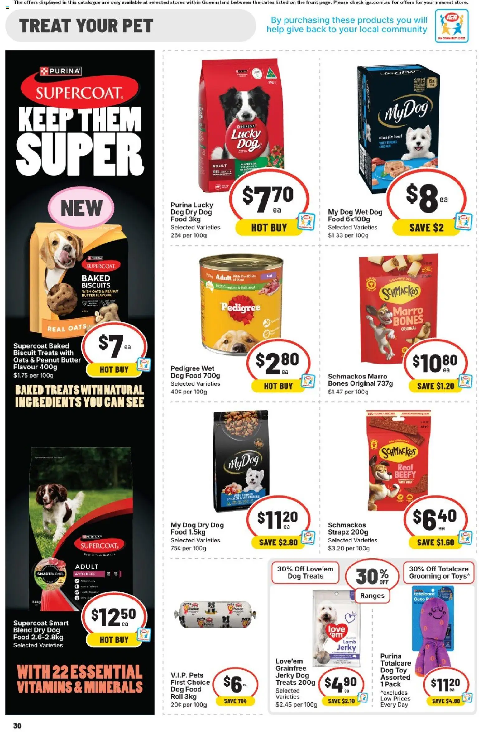 IGA catalogue - valid from 11.03.2026 | Page: 32 | Products: Butter, Oats, Biscuits, Vegetables