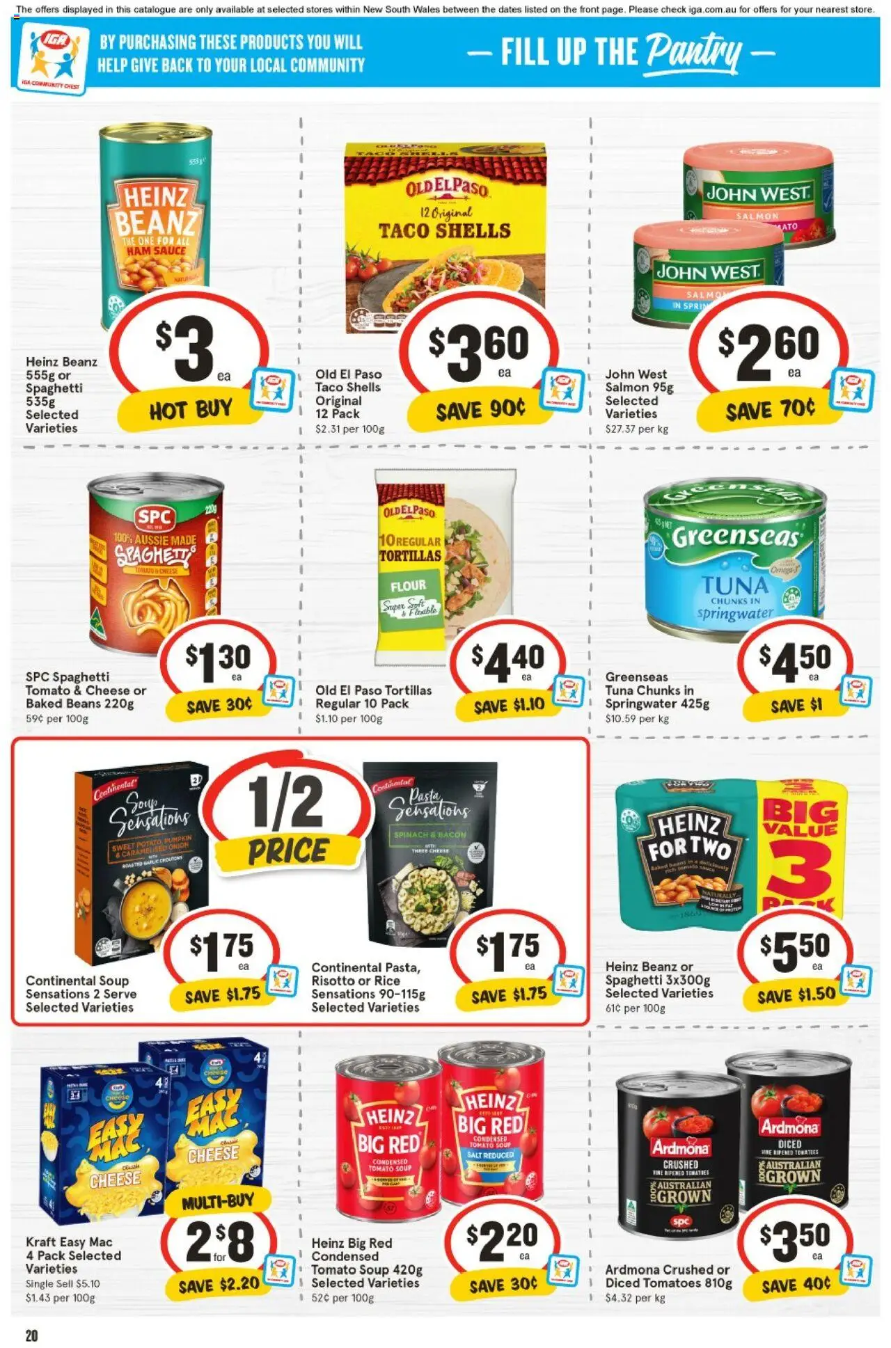 IGA catalogue - valid from 06.08.2025 | Page: 16 | Products: Honey, Pasta, Fountain, Chilli