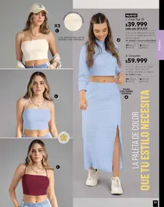 Catálogo Pacifika - Campaña 16/25 -  Vista previa de la revista de la tienda Pacifika valido desde el 10.09.2025 | Página: 105 | Productos: Falda, Top, Conjunto