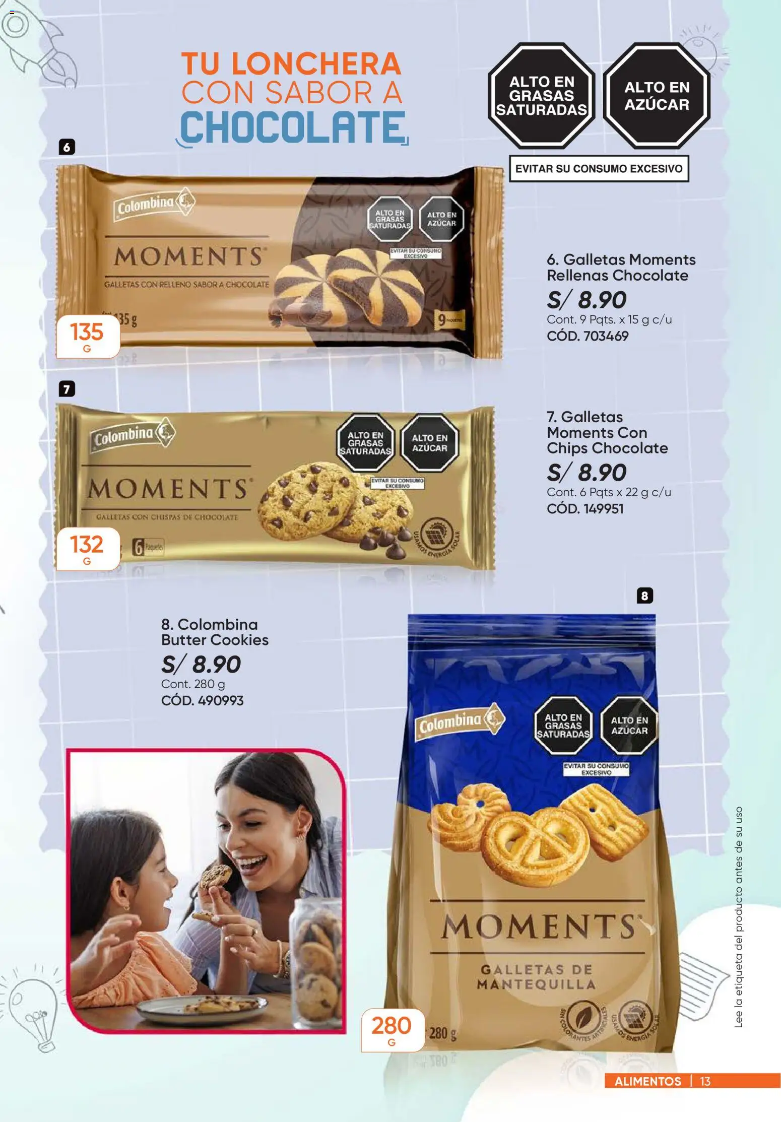 Catálogo Azzorti válido desde 07.01.2026 | Página: 13 | Productos: Mantequilla, Chocolate, Galletas