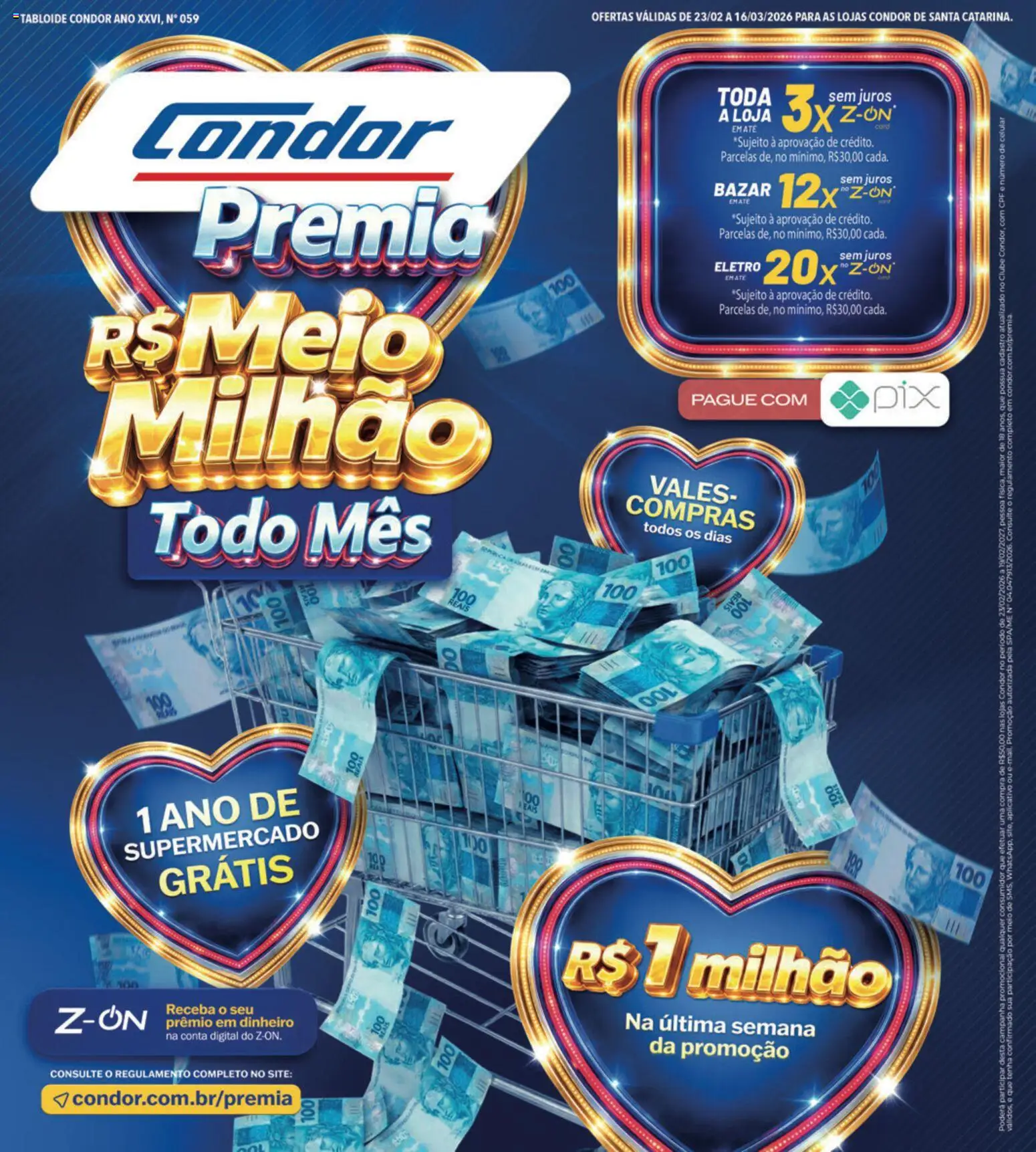 Supermercados Condor Folheto - válido de 23.02.2026 | Página: 1 | Produtos: Celular