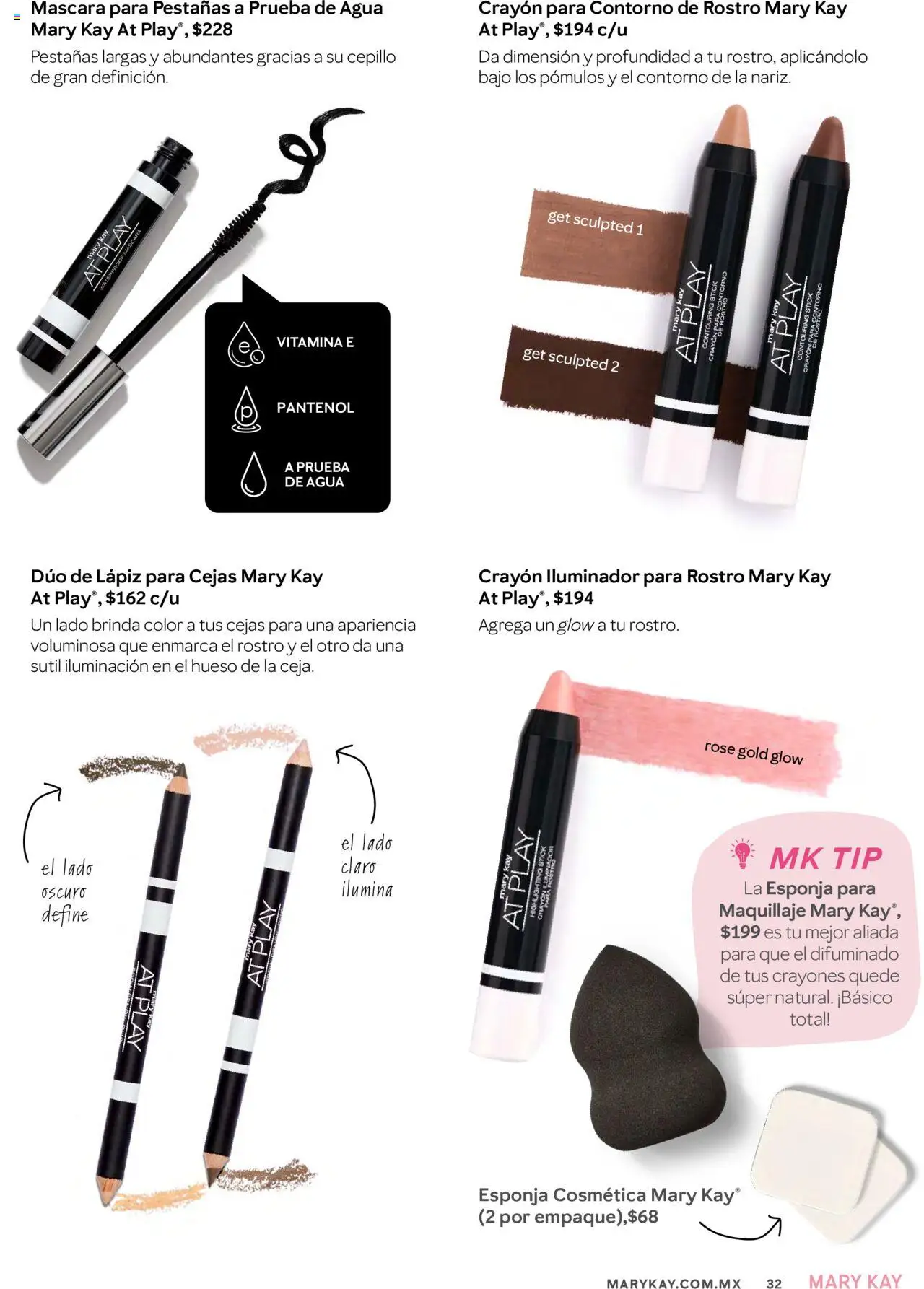 Nuevas ofertas de Mary Kay válidas en toda la República Mexicana desde el 01.07.2025. ¡Encuentra las mejores ofertas en Mary Kay catálogo! | Página: 32 | Productos: Iluminador, Máscara, Contorno, Agua