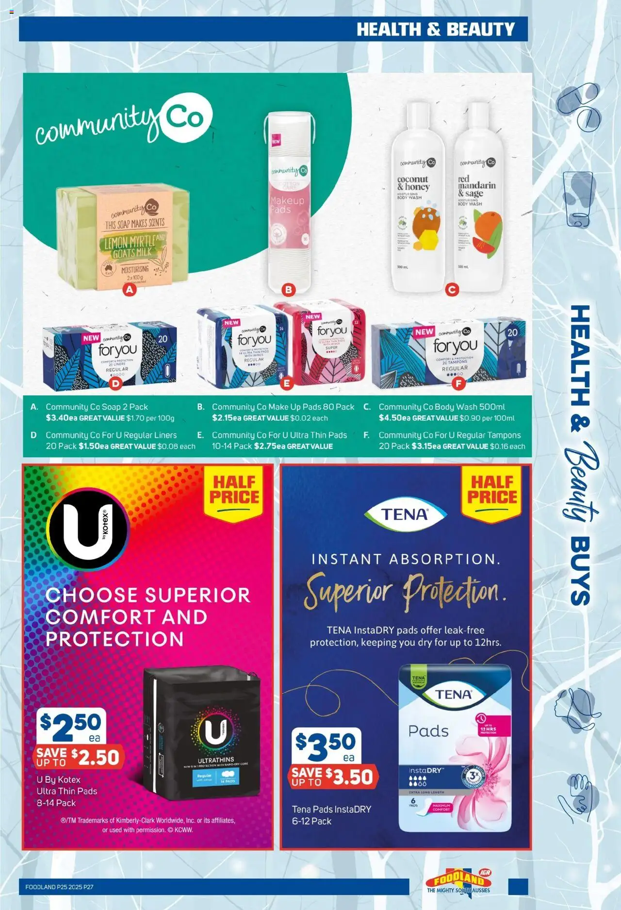 Foodland catalogue - valid from 18.06.2025 | Page: 27 | Products: Milk, Soap, Lemon, Tampons