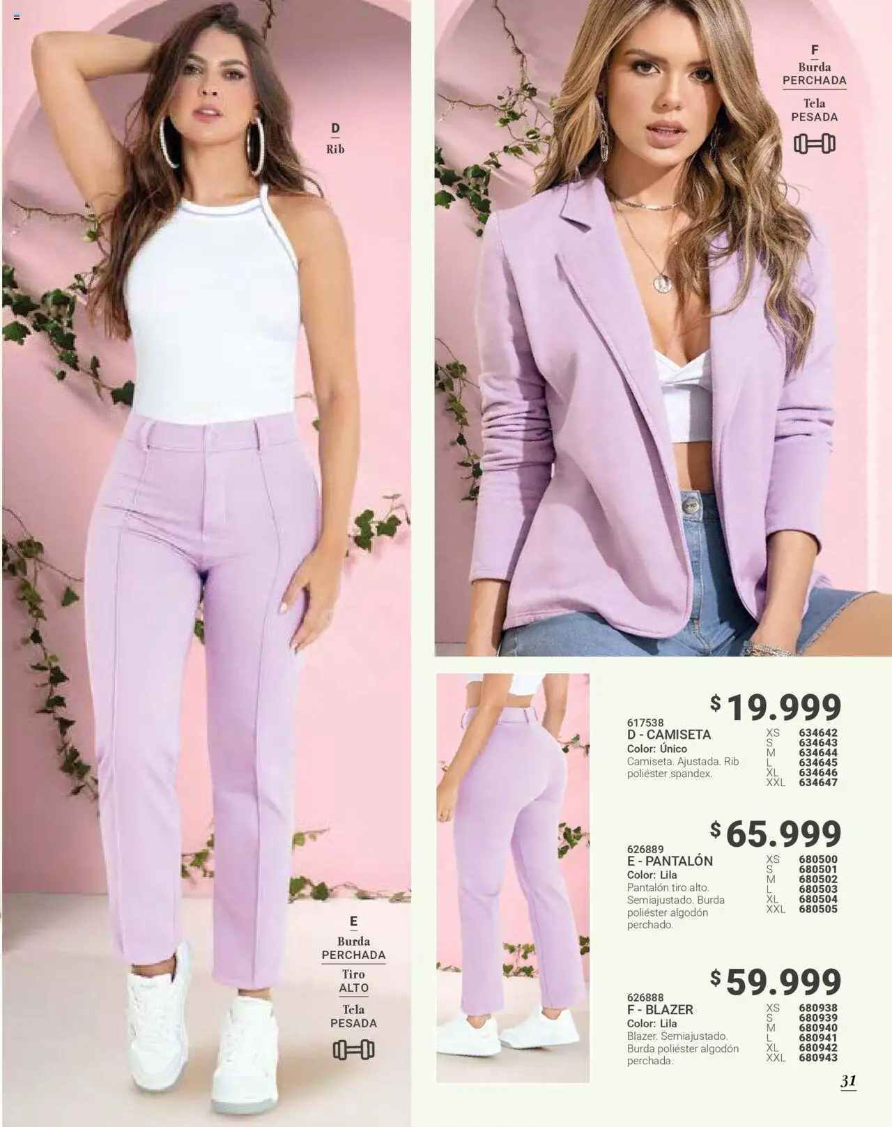 Carmel revista - valida desde el 01.09.2025 | Página: 32 | Productos: Algodón, Blazer, Camiseta