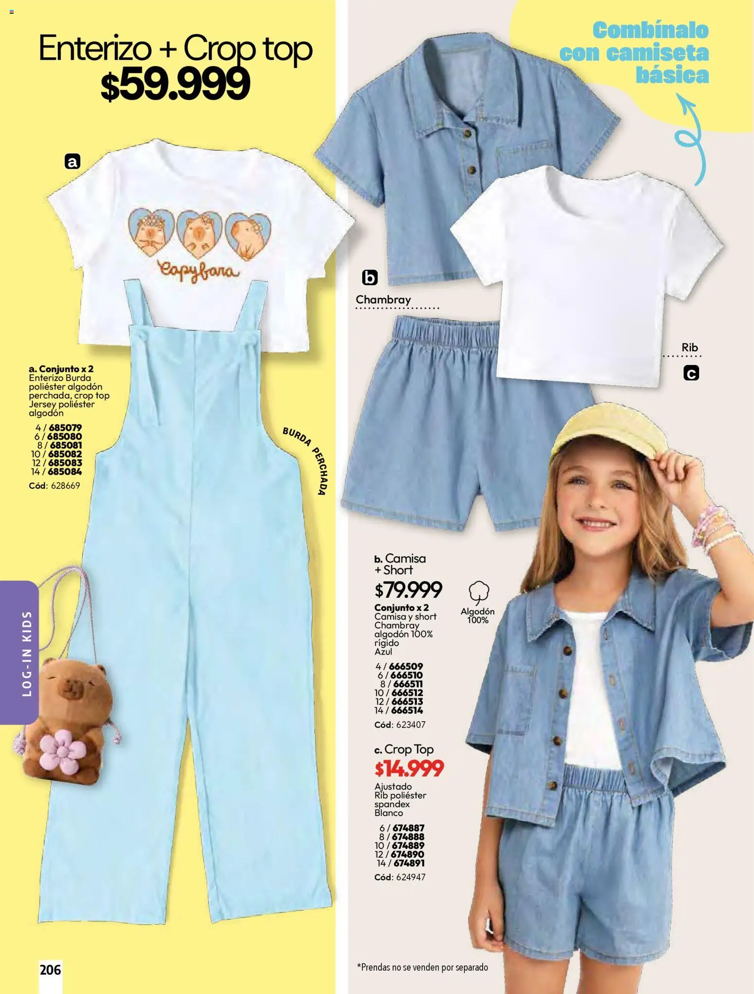 Pacifika revista - valida desde el 01.03.2026 | Página: 208 | Productos: Algodón, Top, Conjunto, Camisa