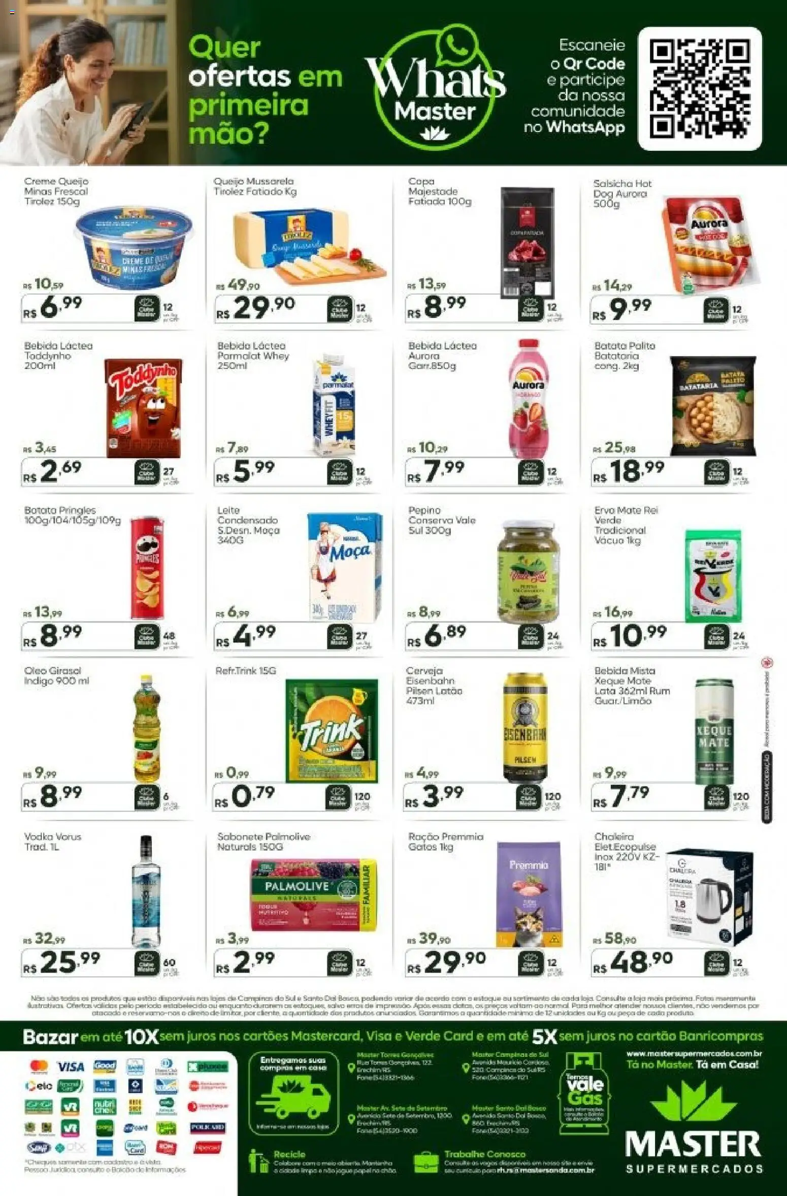 Master Folheto - válido de 02.02.2026 | Página: 2 | Produtos: Salsicha, Leite, Vodka, Mussarela