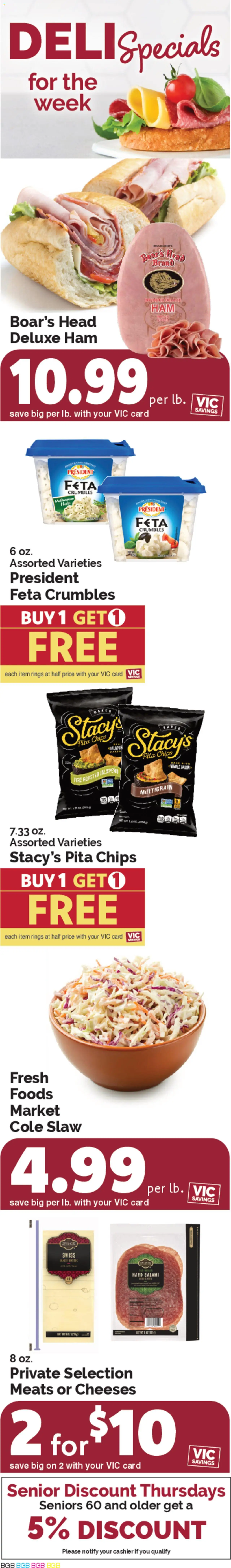 Harris Teeter Weekly Ad - valid from 02.07.2025 | Page: 3 | Products: Salami, Ham, Chips
